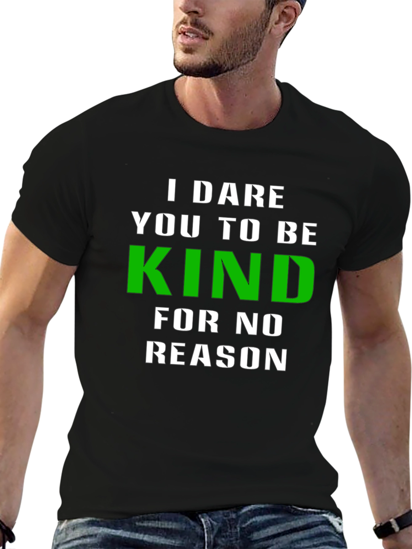 Black Dare to Be Kind Graphic T-Shirt view 6