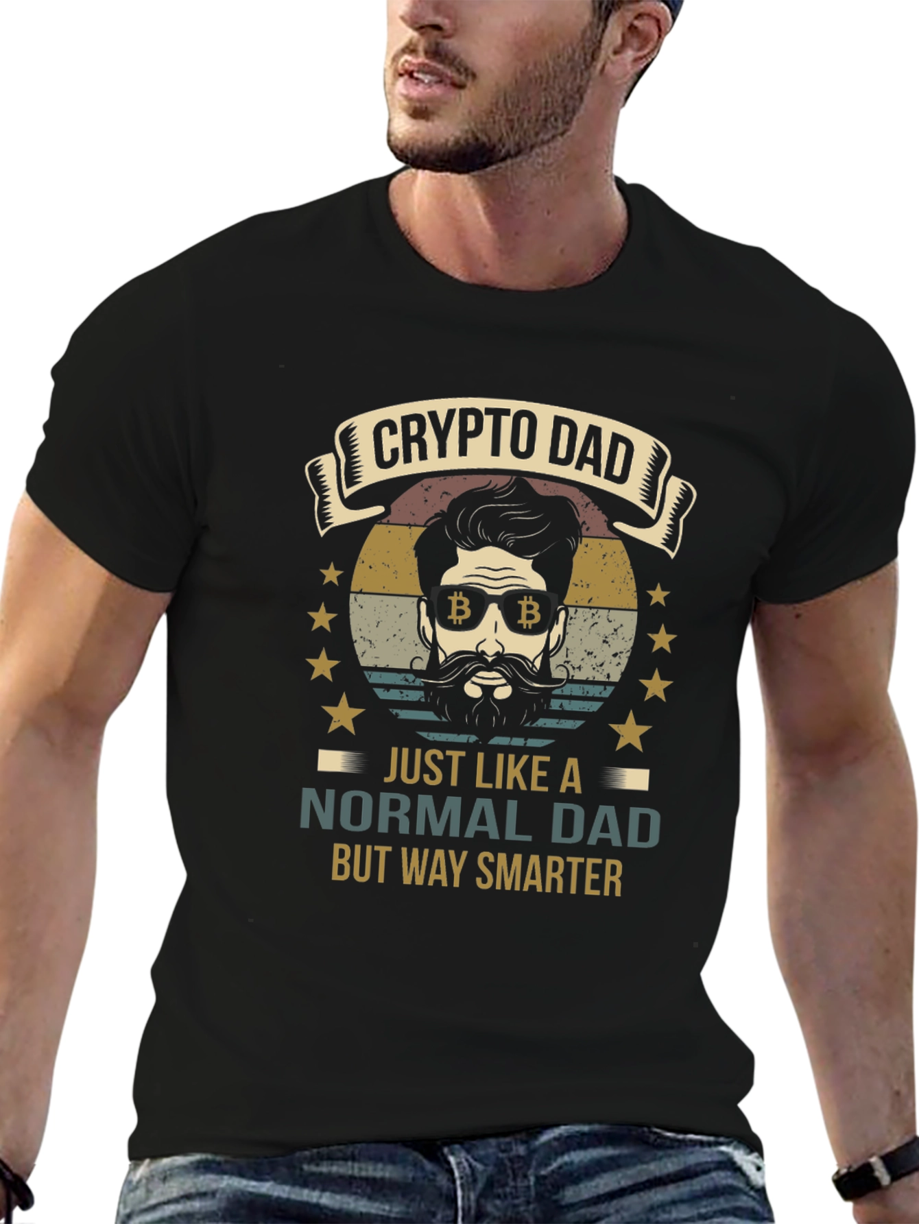 Camiseta Crypto Dad: ¡Inteligente y con estilo!