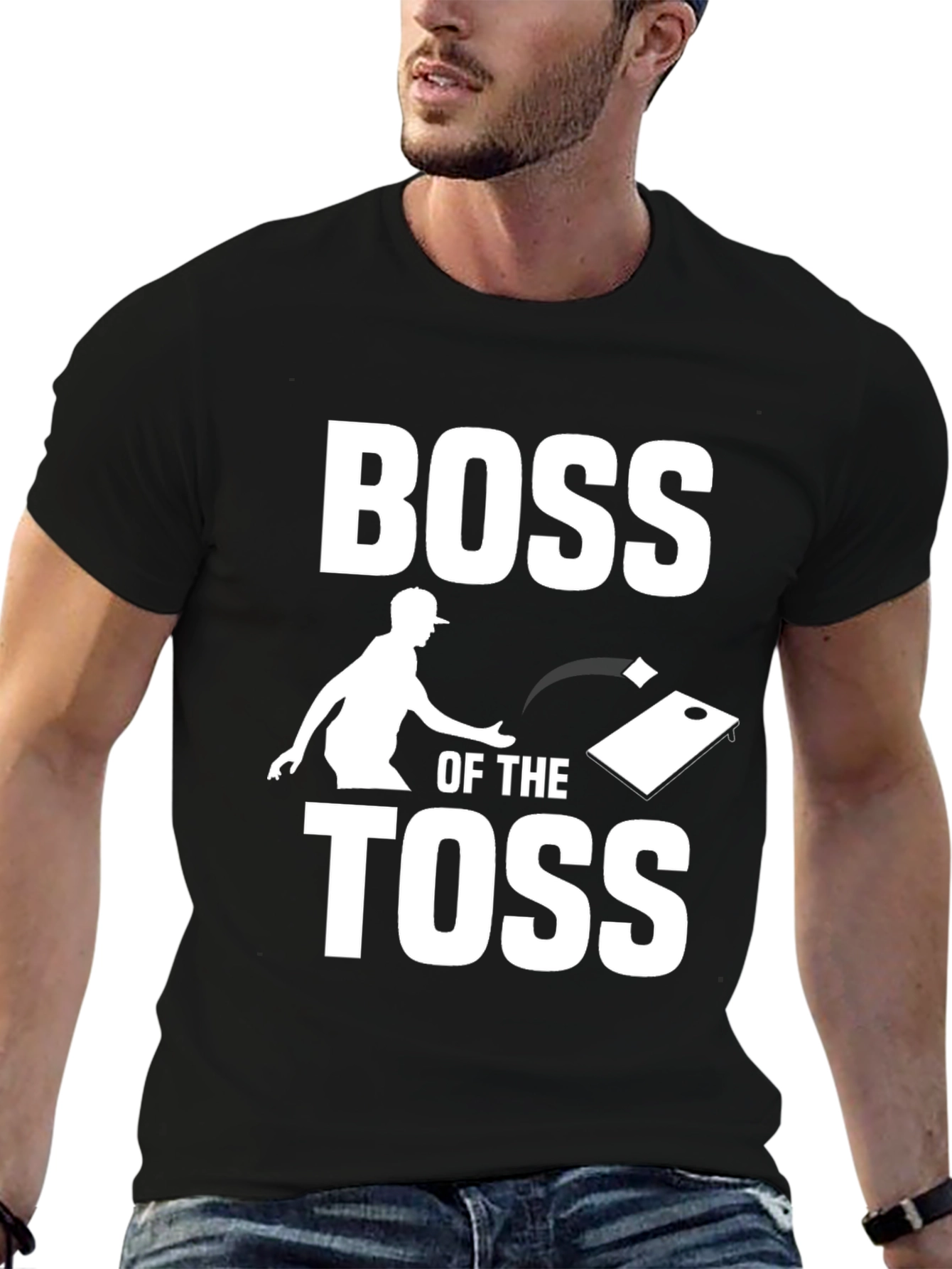 Black Boss of the Toss T-Shirt view 6