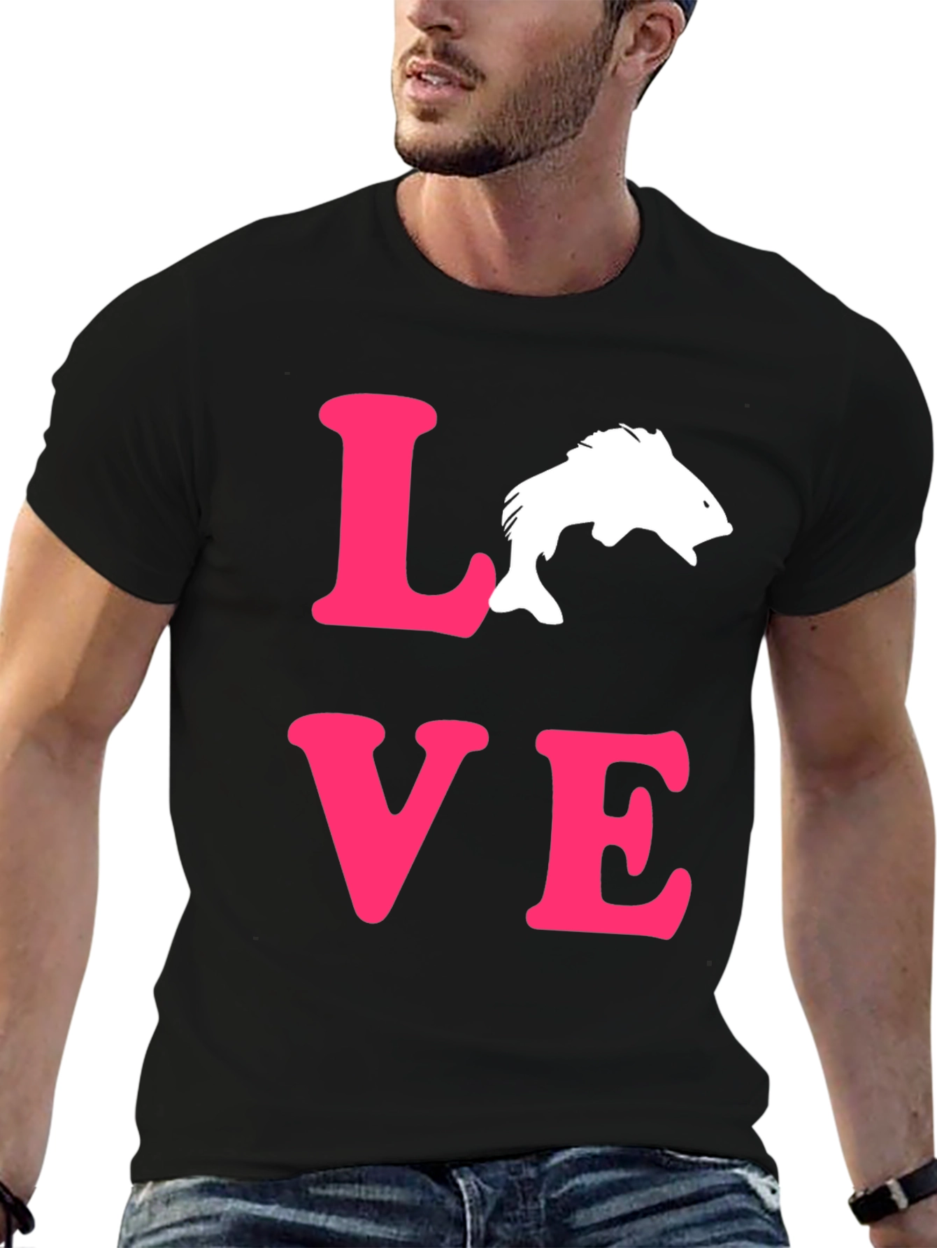 LOVE Fishing T-Shirt: Stylish Angler Apparel - 6