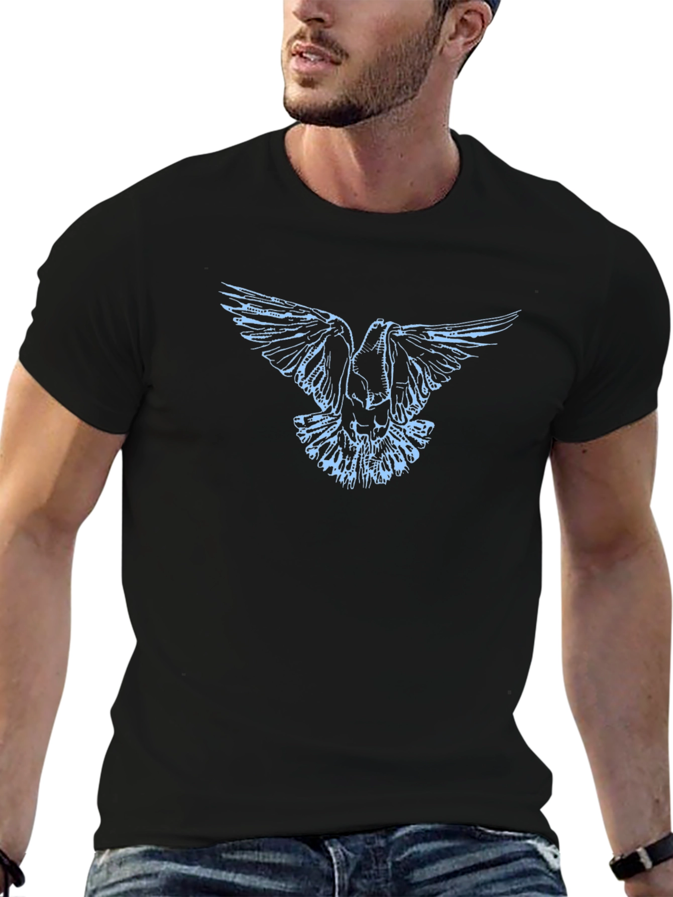 Black Dove Graphic Tee - Relaxed Fit view 6