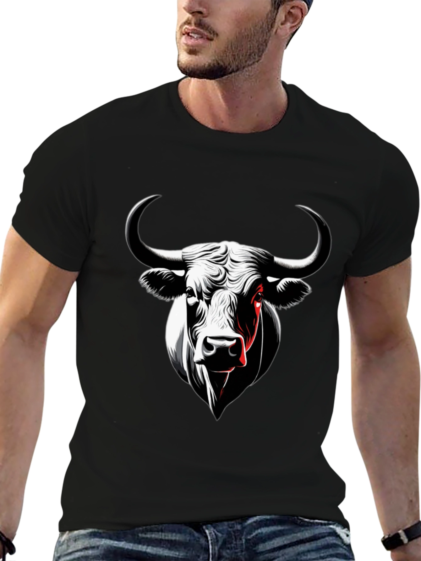 Black Black Bull Graphic Tee view 6