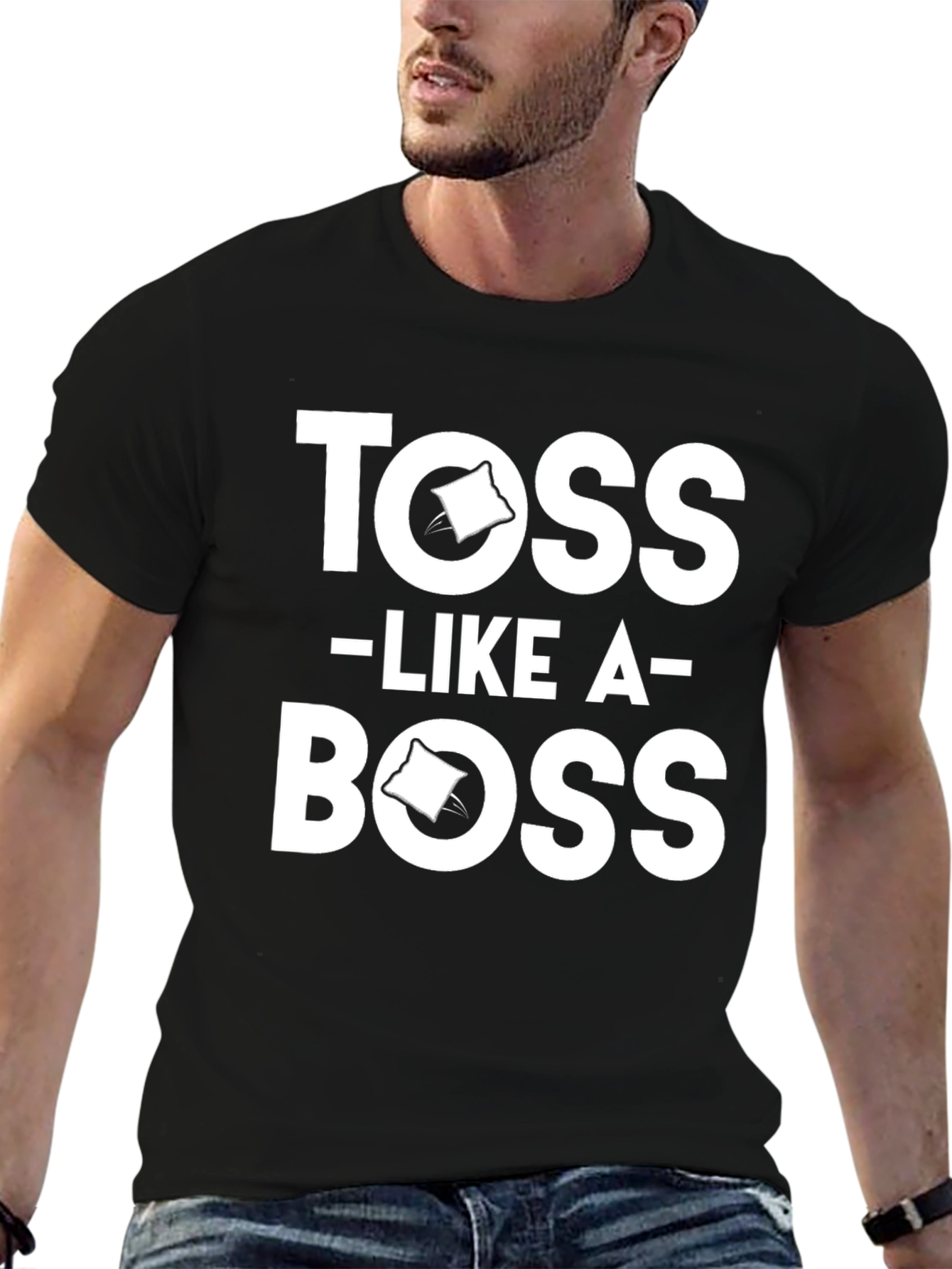 Toss Like A Boss Funny Graduation T-Shirt - 6