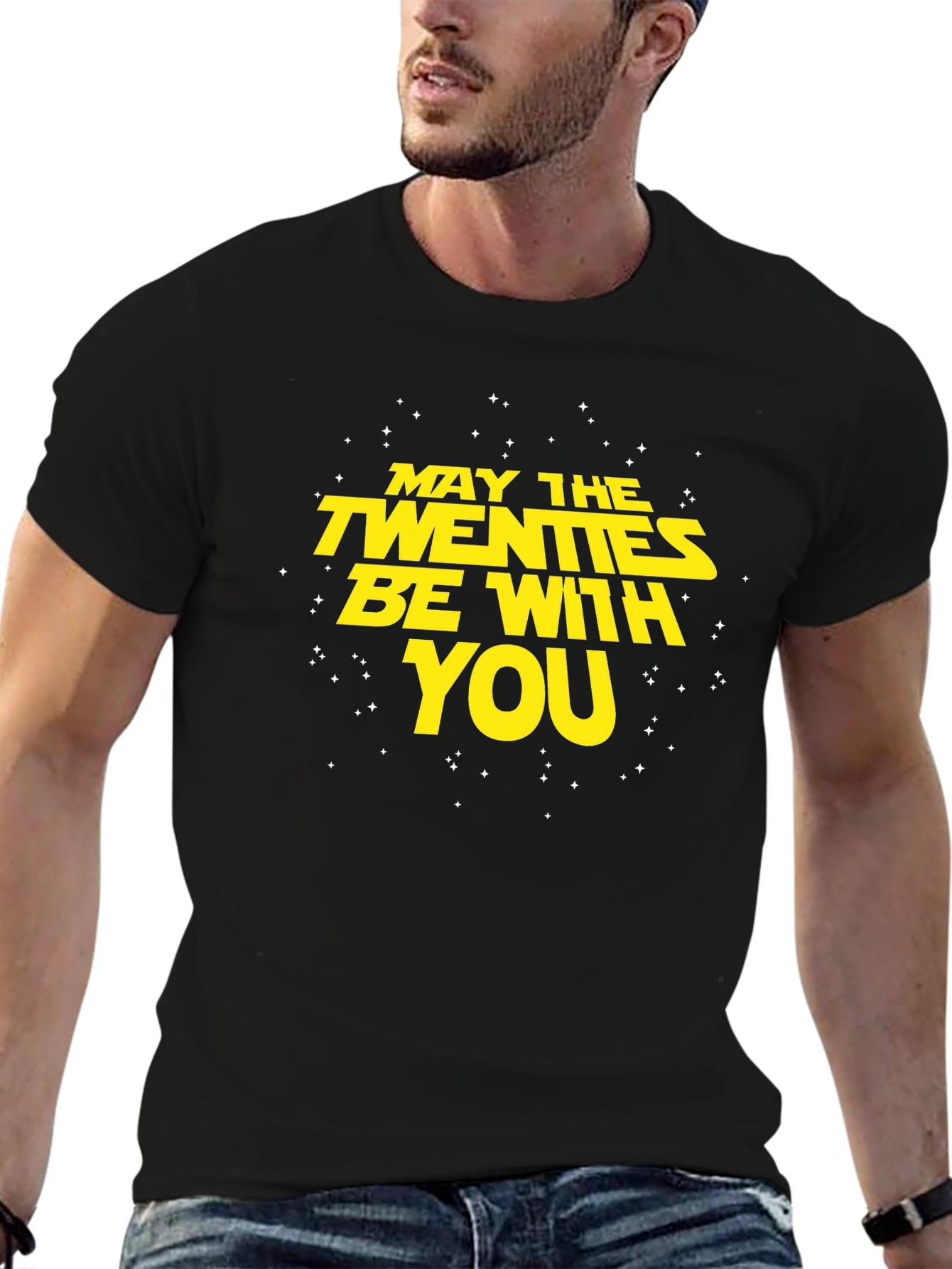 Black May the Twenties Be With You T-Shirt view 6