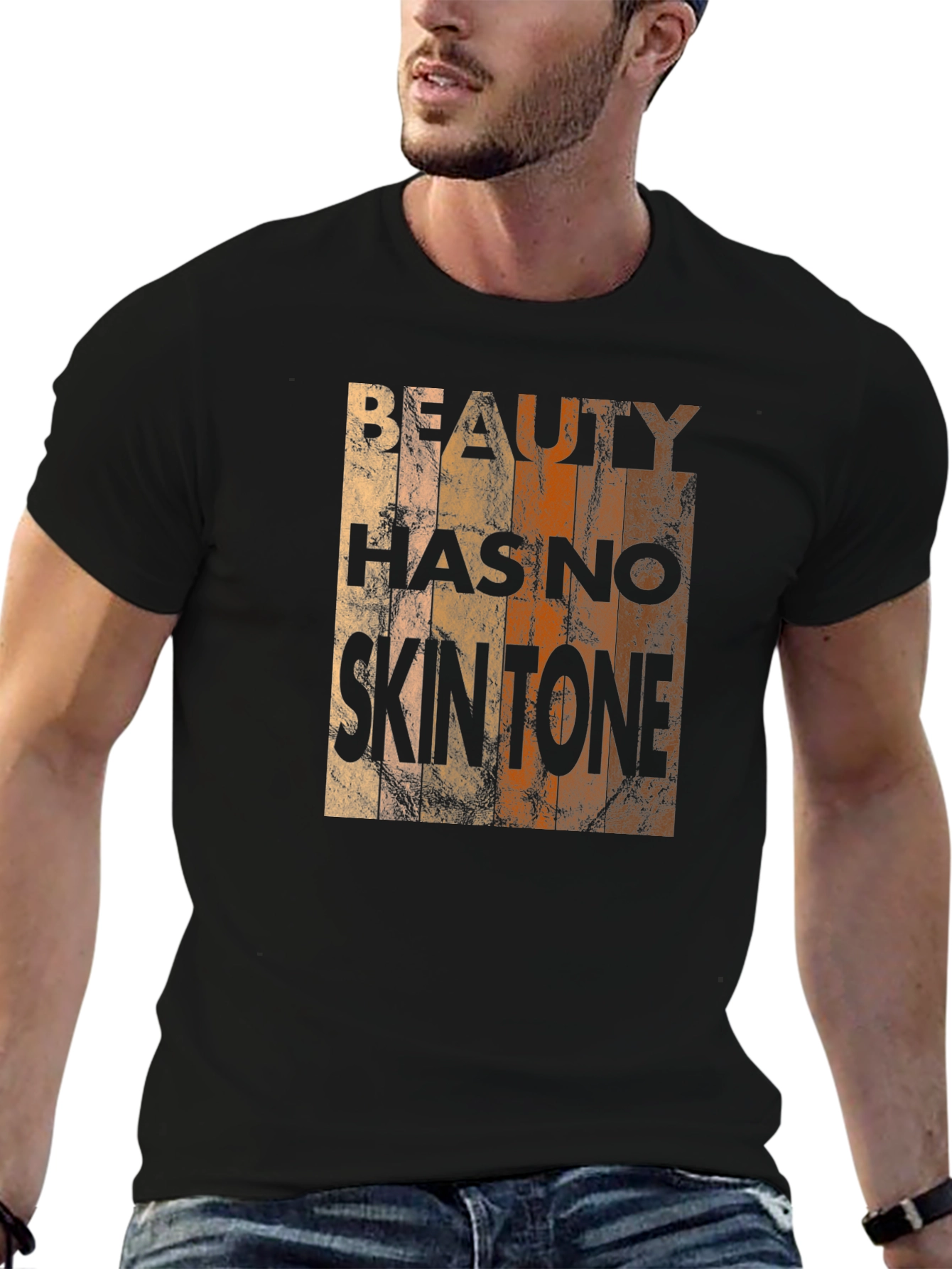 Black Beauty Has No Skin Tone T-Shirt - Unisex view 6