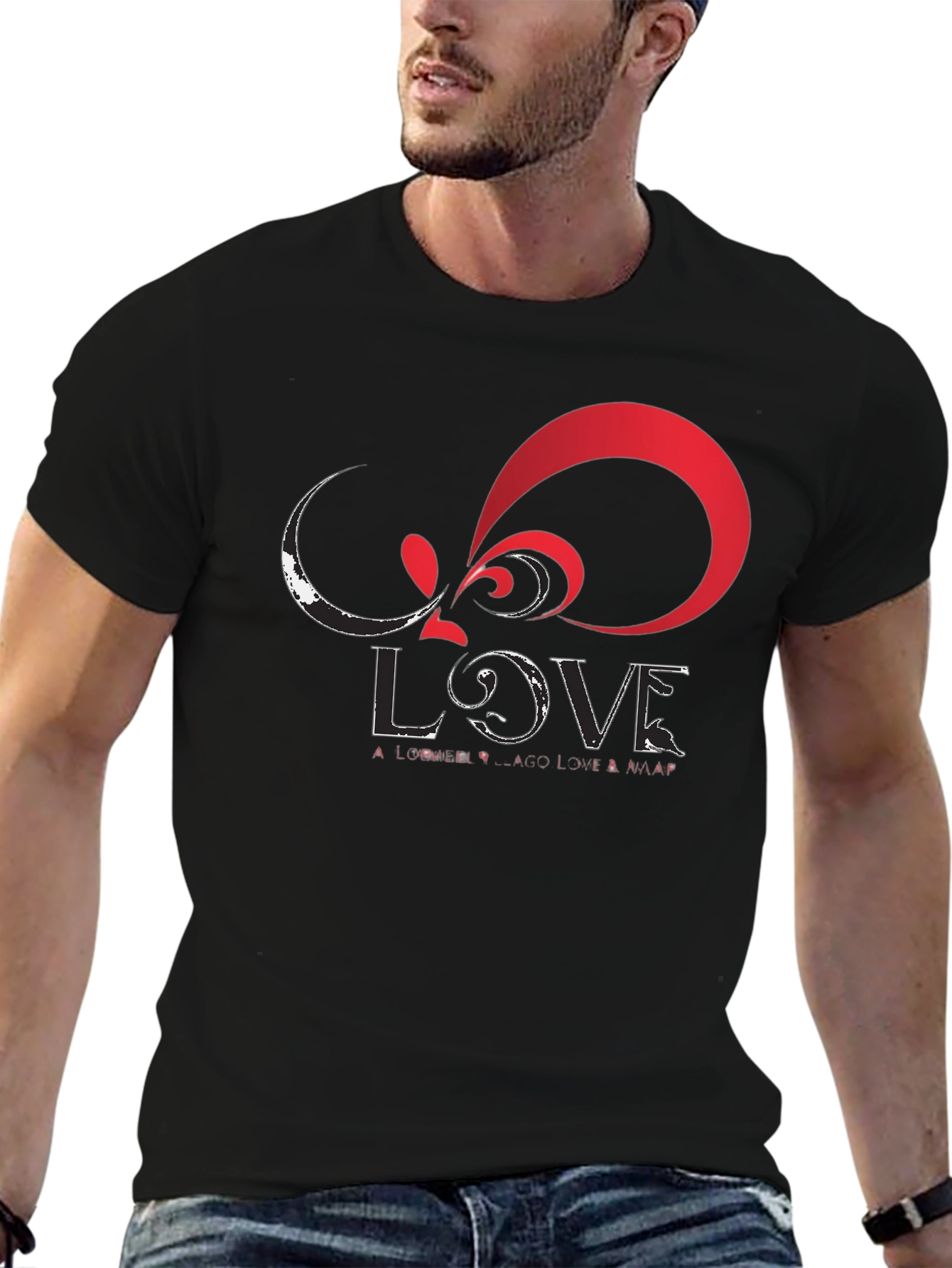 Black Love Chicago Graphic Tee - Stylish Design view 6