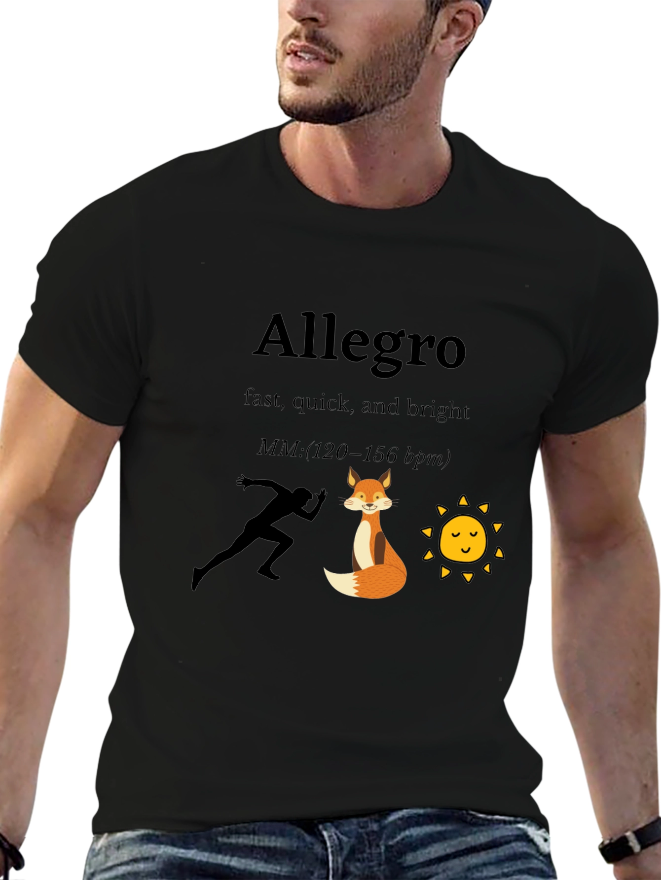Allegro Speed T-Shirt: Fast, Quick & Bright Design - 6