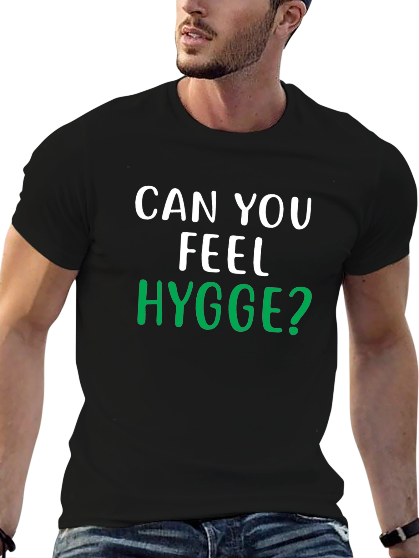Black Hygge Graphic Tee - Comfort & Style view 6