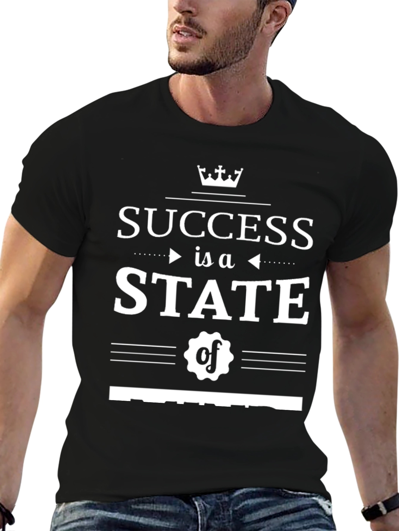 Black Success State T-Shirt view 6