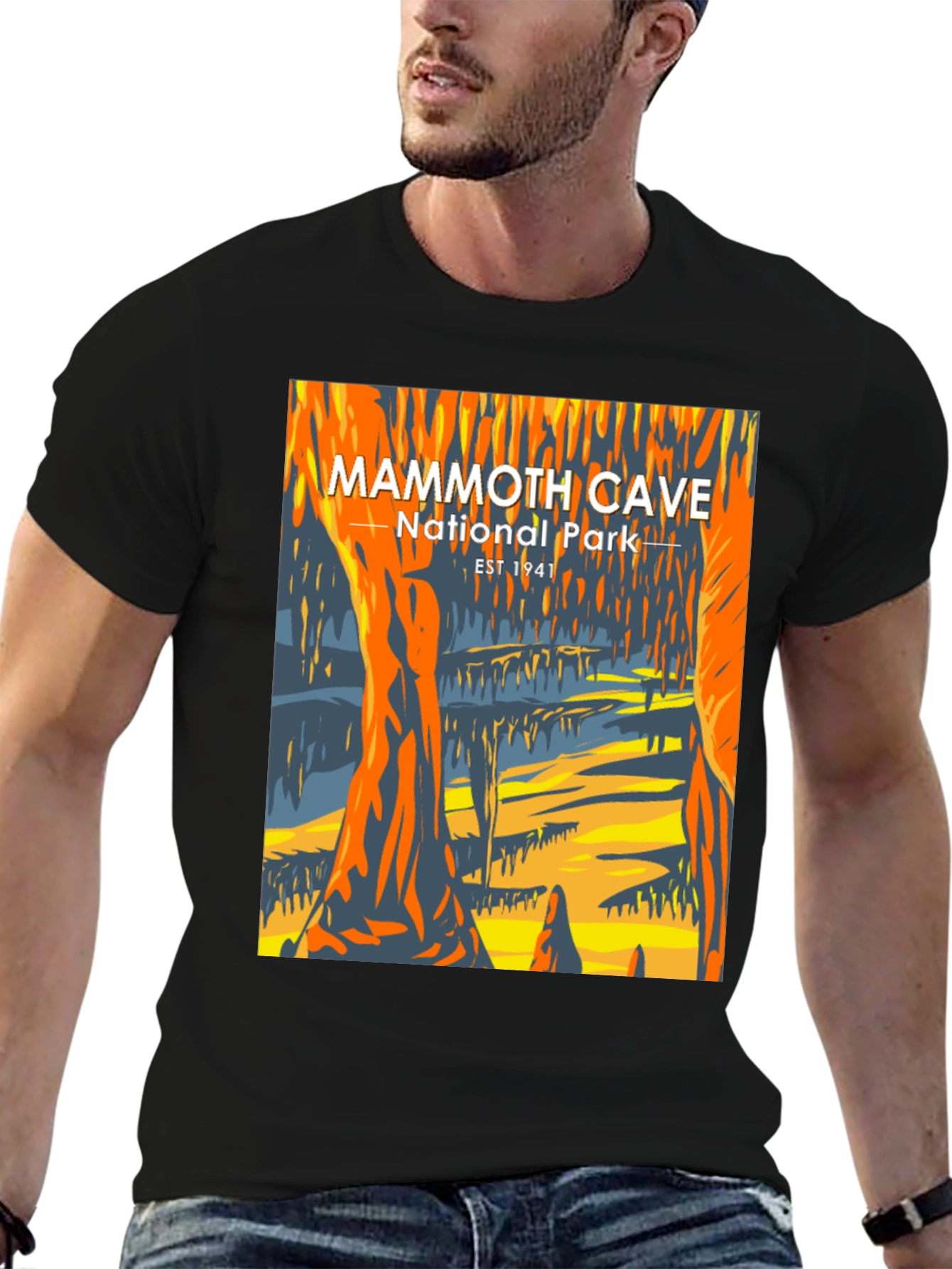 Black Mammoth Cave National Park T-Shirt view 6