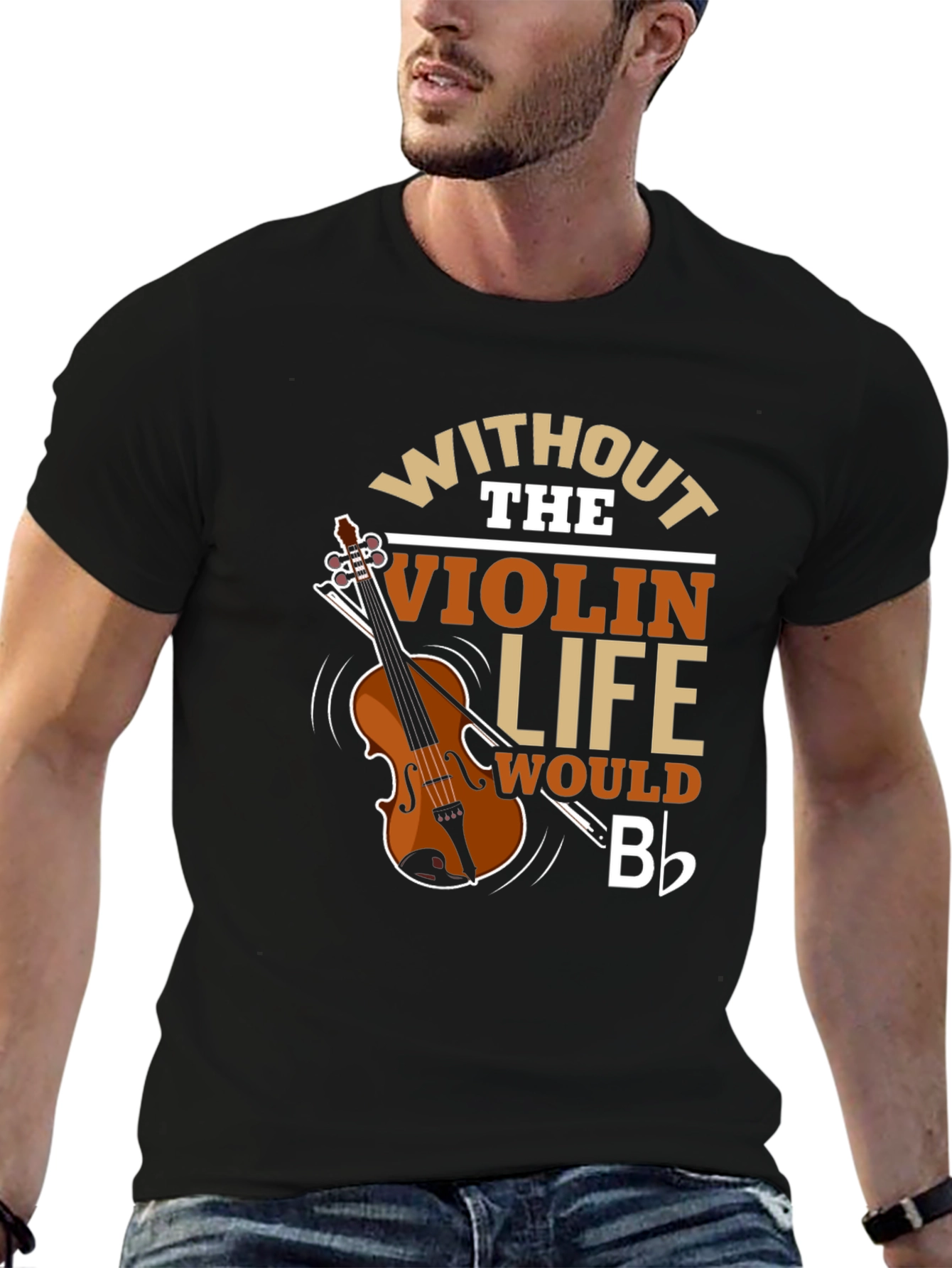 Black Violin Life T-Shirt - Music Lover Tee view 6