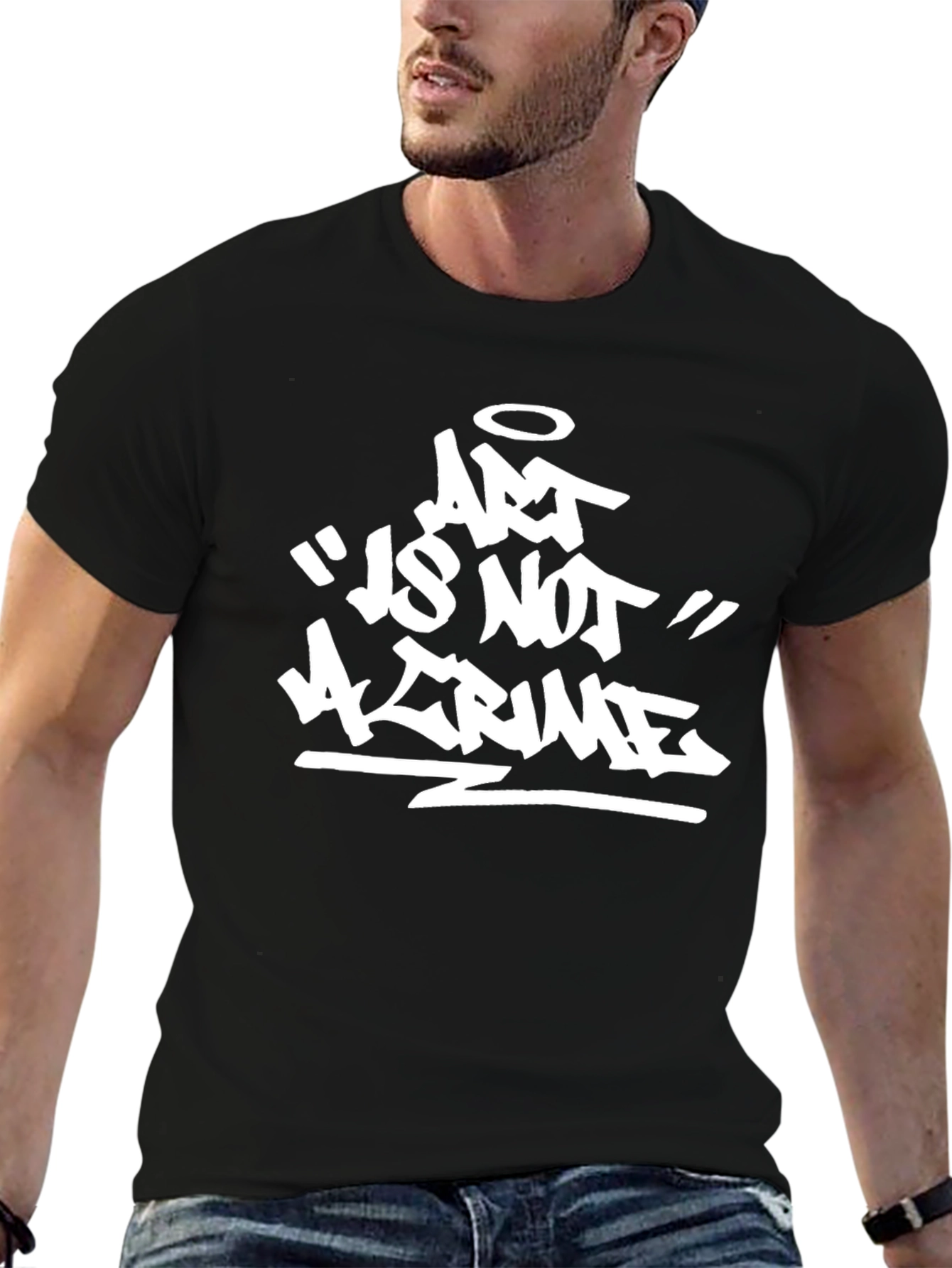 Black Art Is Not A Crime Graphic Tee - Unisex view 6