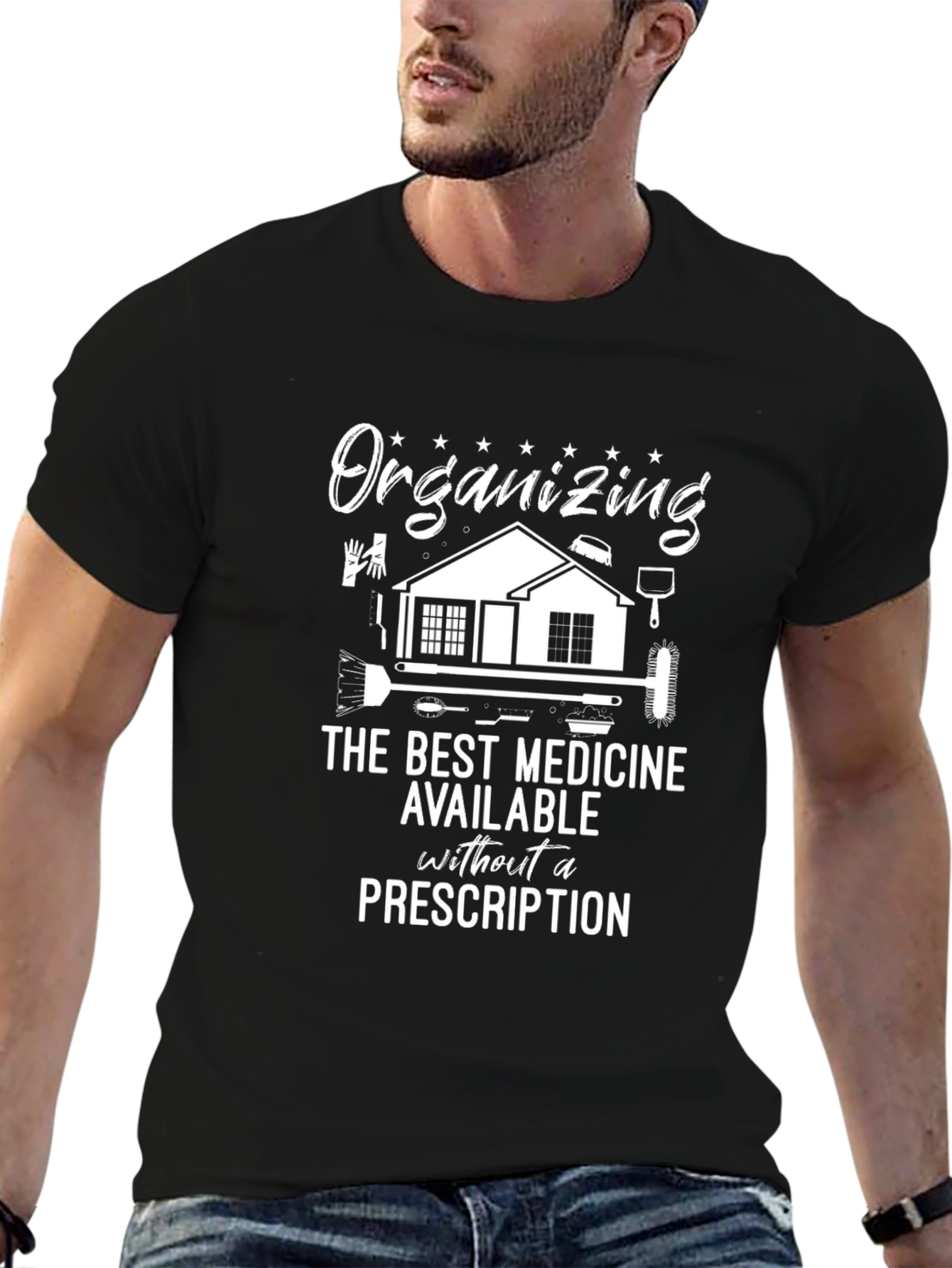 Organizing is the Best Medicine Graphic T-Shirt - 6