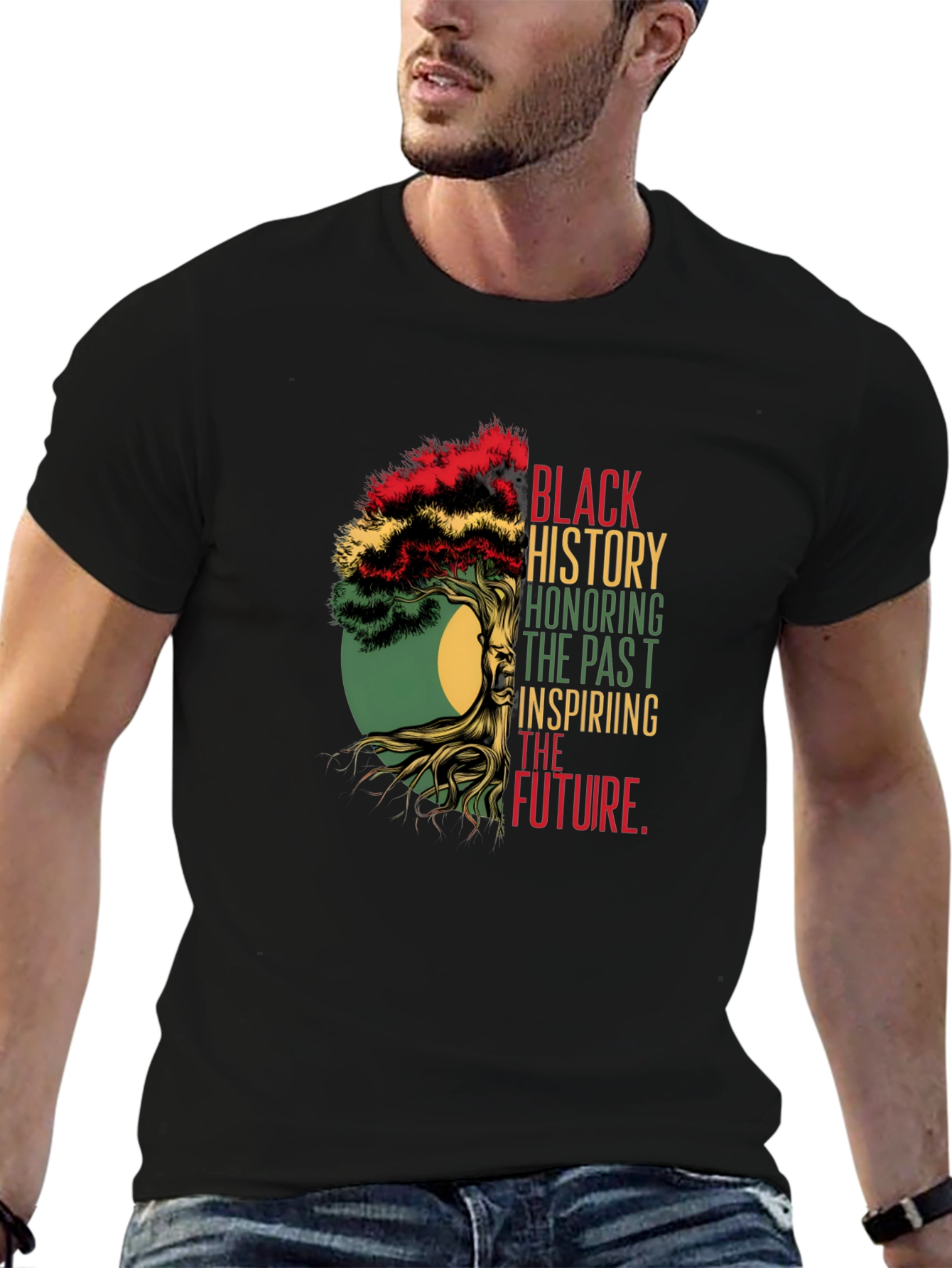 Black Black History T-Shirt: Honoring the Past, Inspiring Future view 6