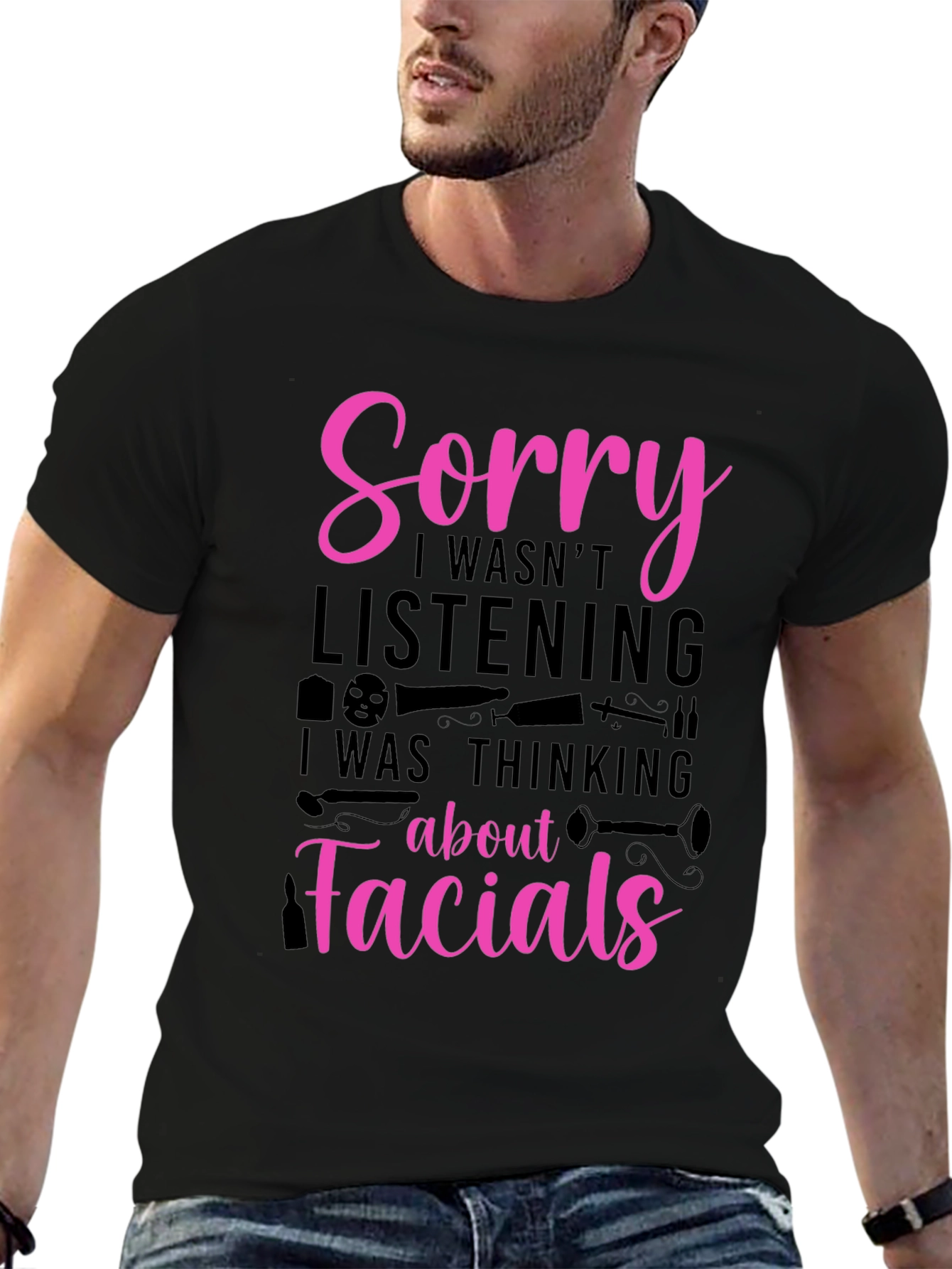Sorry Facials T-Shirt - Funny Esthetician Tee - 6