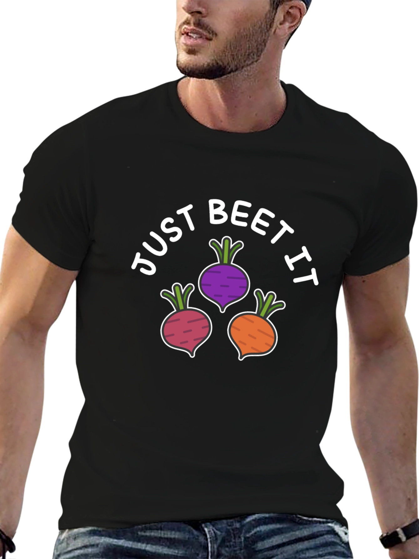 Just Beet It Funny Graphic T-Shirt - 6