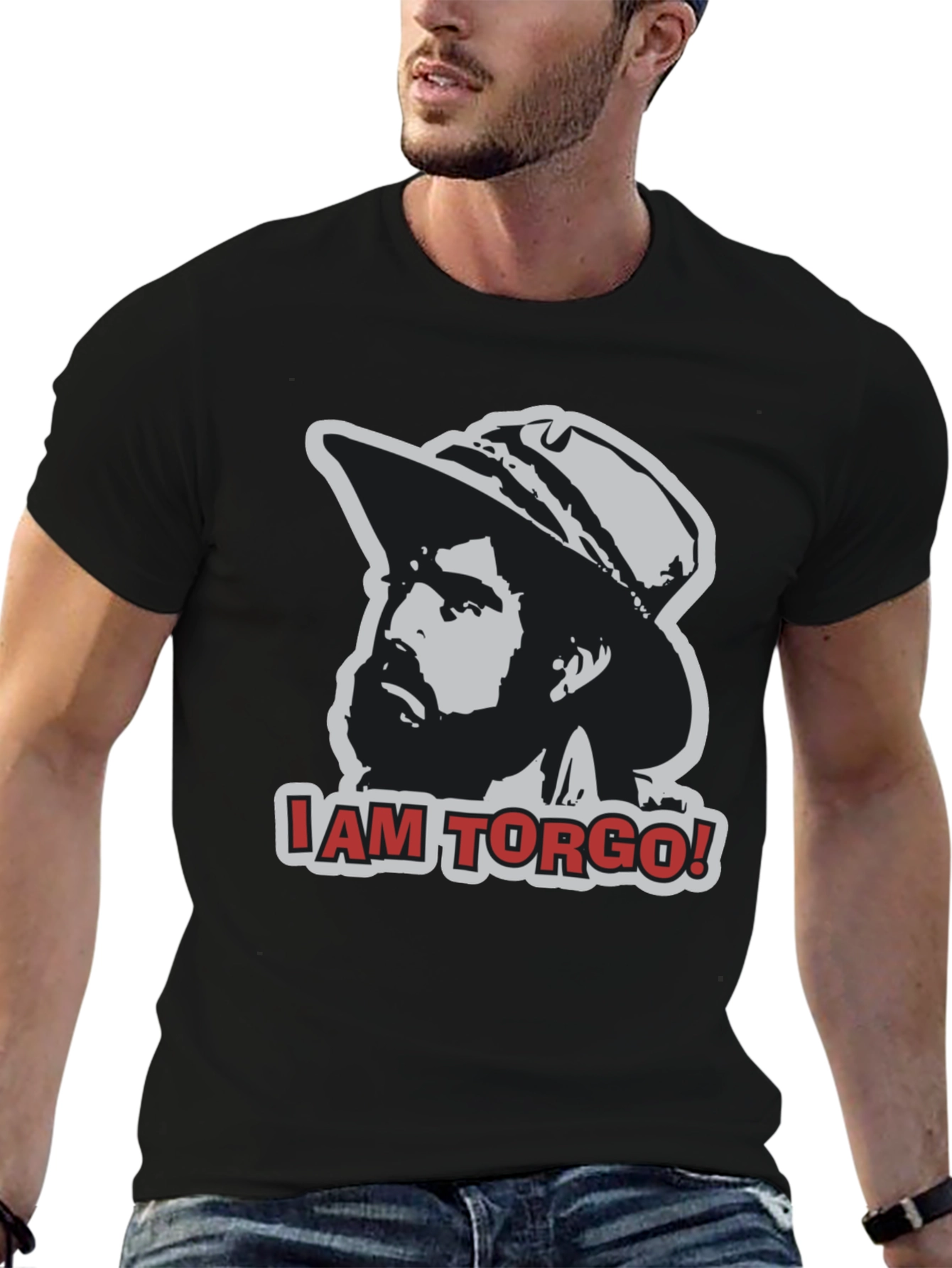 Black I am Torgo! T-Shirt - MST3K Tribute view 6