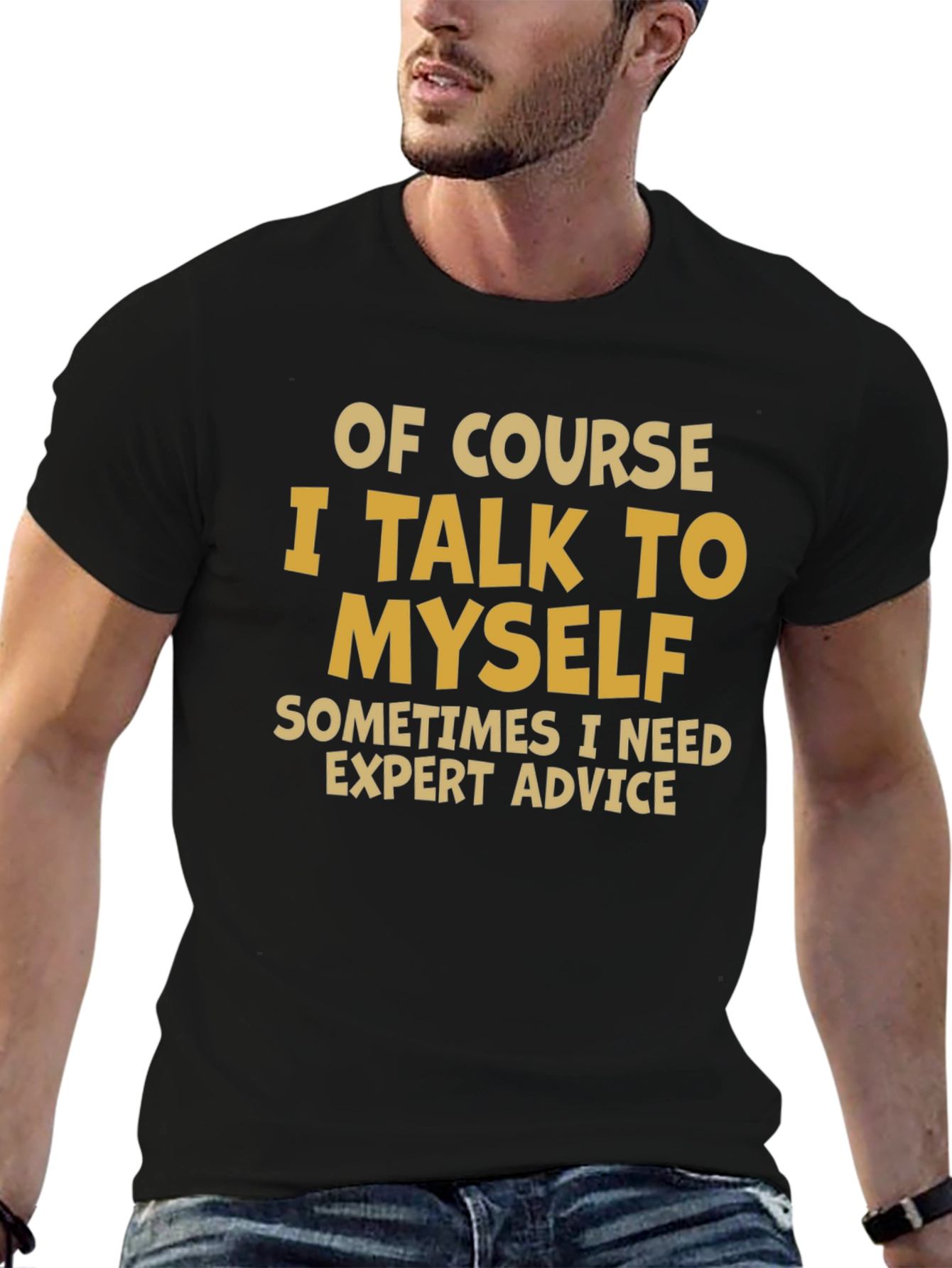 Black Expert Advice T-Shirt - Funny Novelty Tee view 6