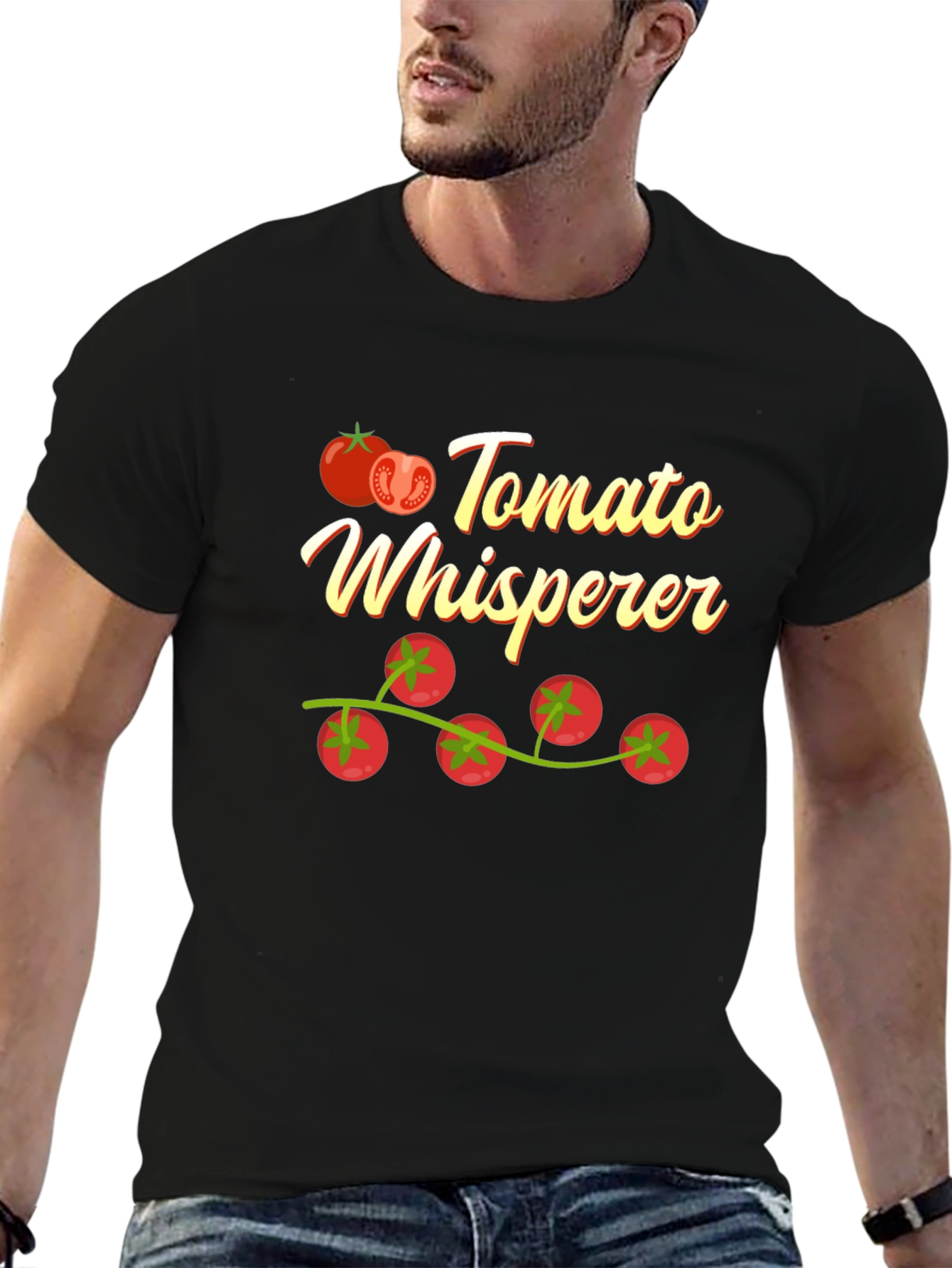 Tomato Whisperer Graphic T-Shirt - Garden Humor Tee - 6