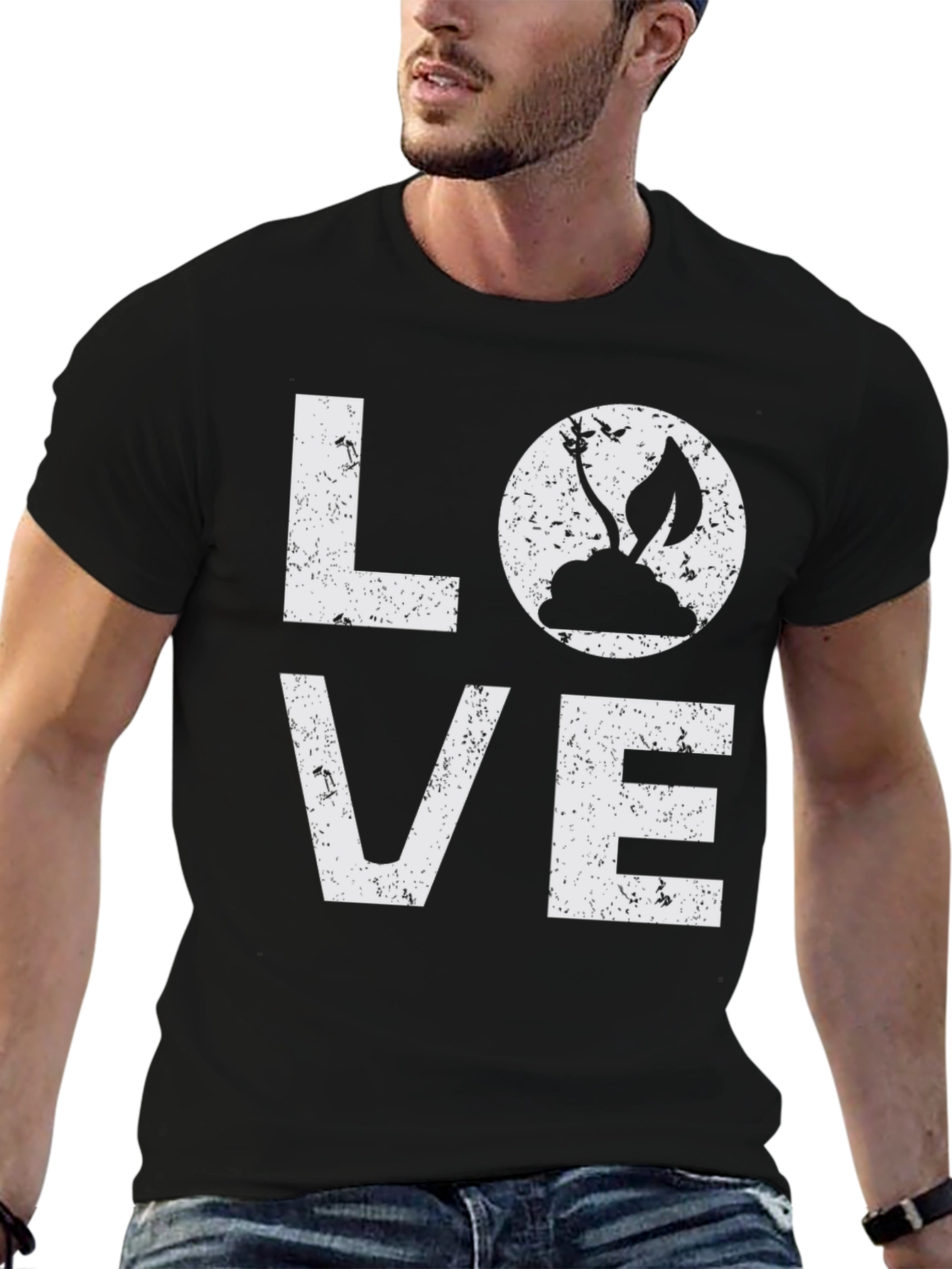 Black Love Gardening T-Shirt - Plant Lovers Tee view 6