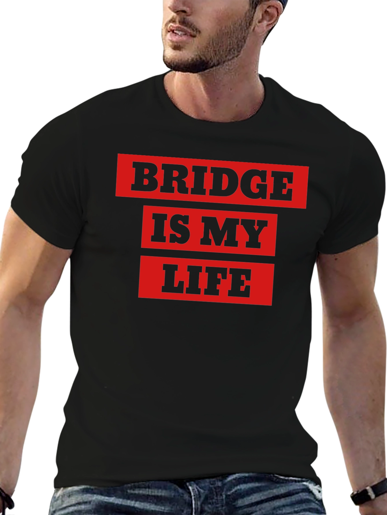 Black Bridge is My Life Graphic T-Shirt view 6