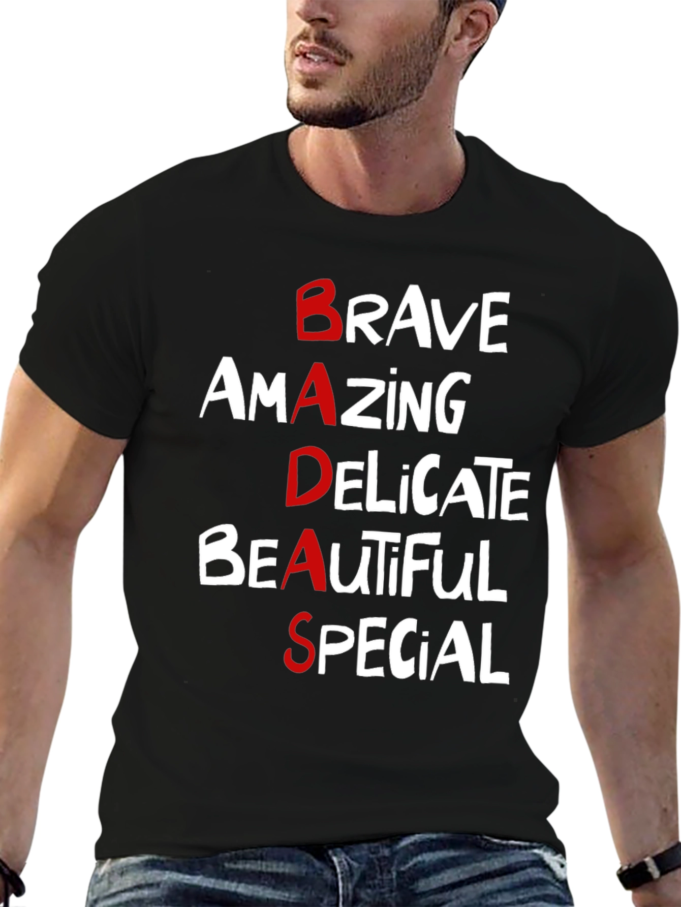 Brave Amazing T-Shirt:  Inspirational Graphic Tee - 6