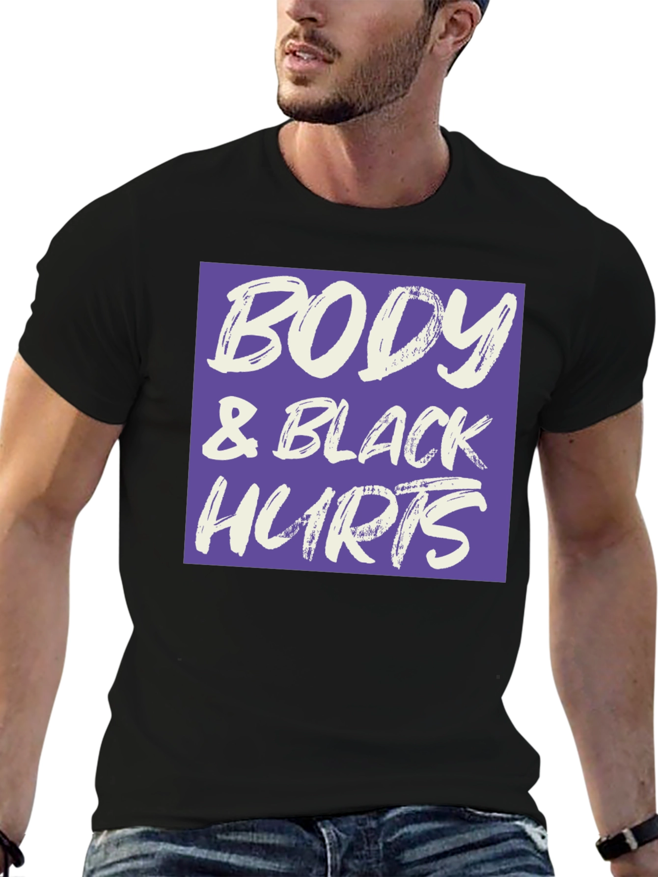 Black Body and Black Hurts T-Shirt view 6