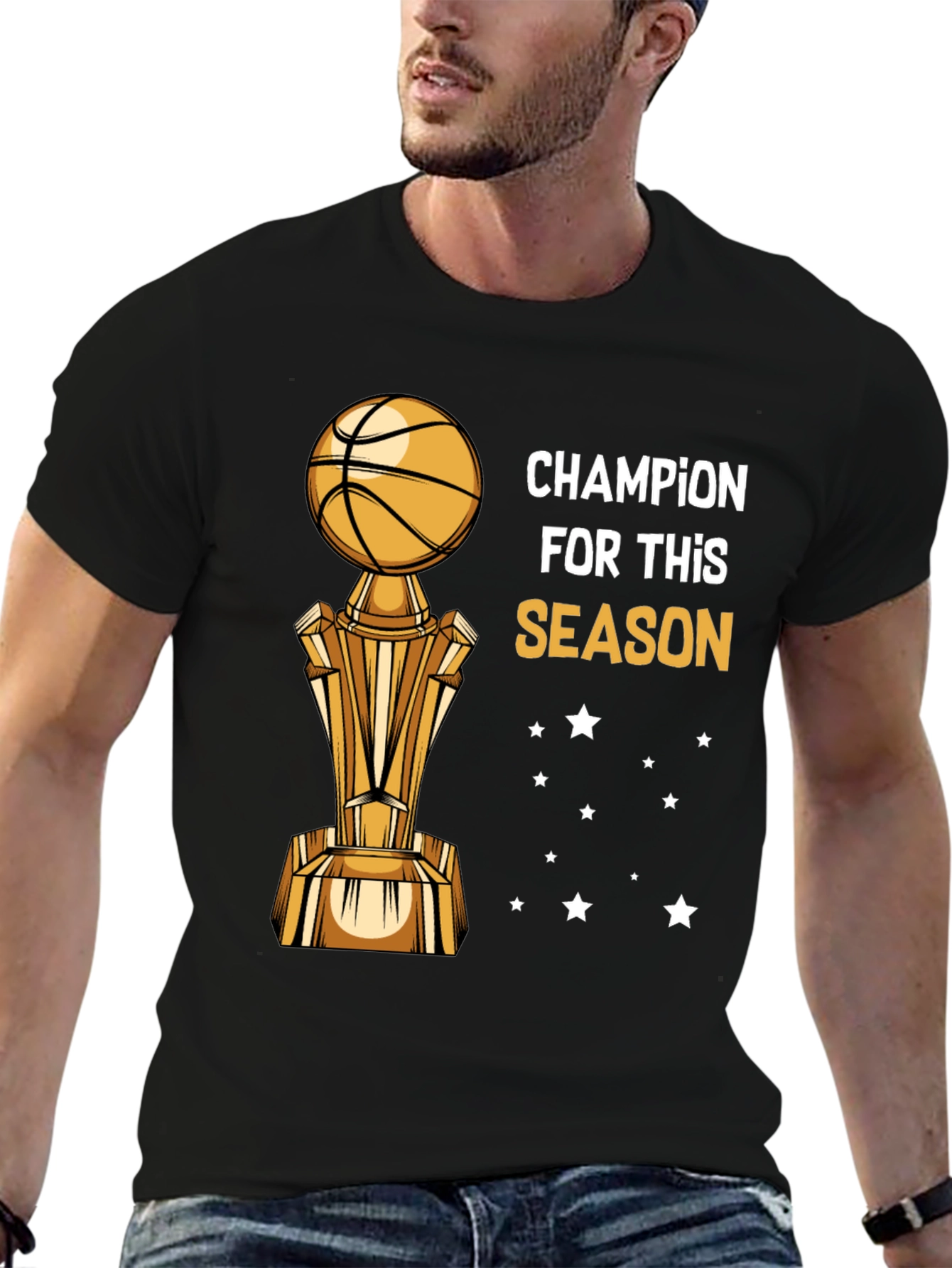 Black Basketball Champion T-Shirt view 6