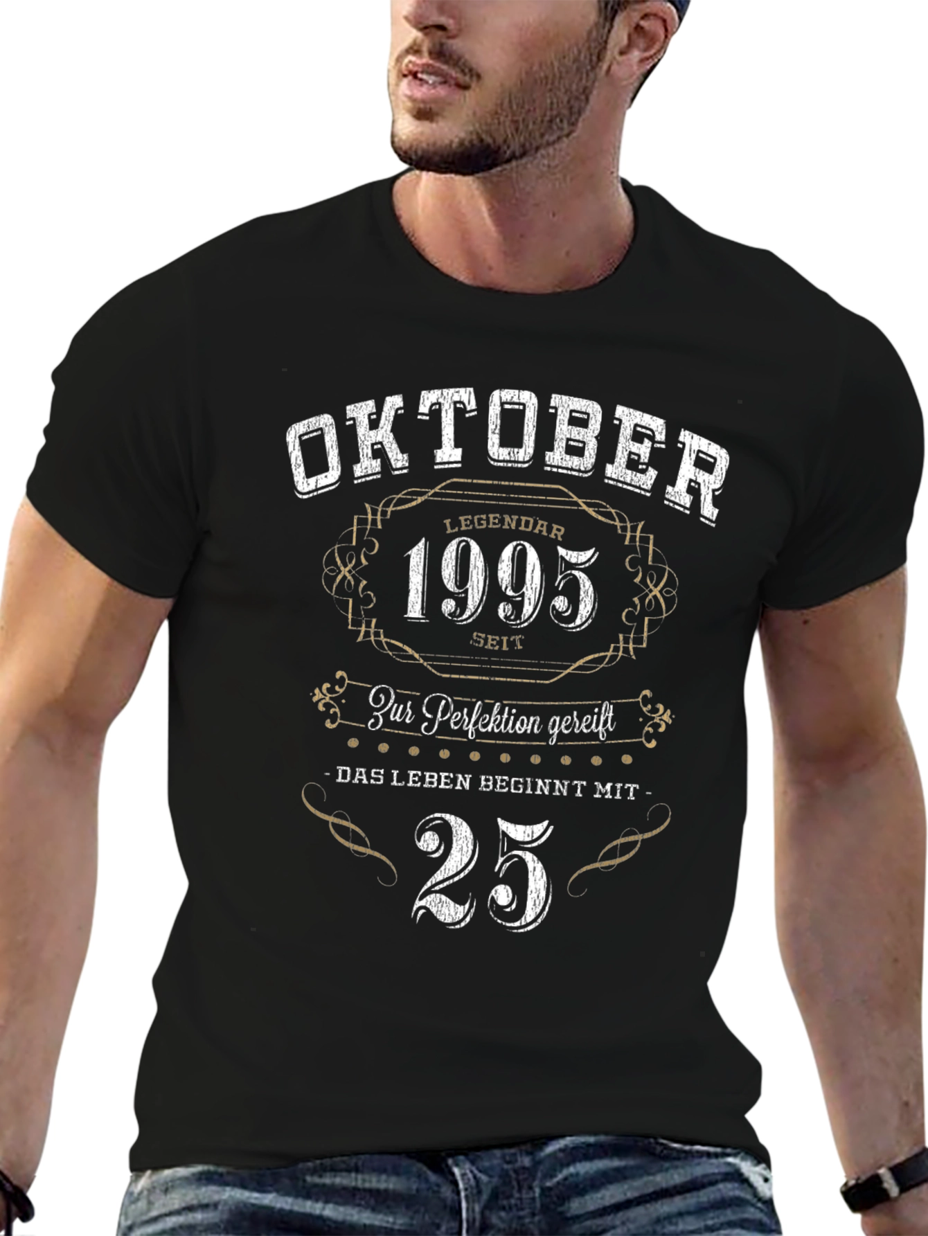Black Oktober 1995 25th Birthday Legend T-Shirt view 6