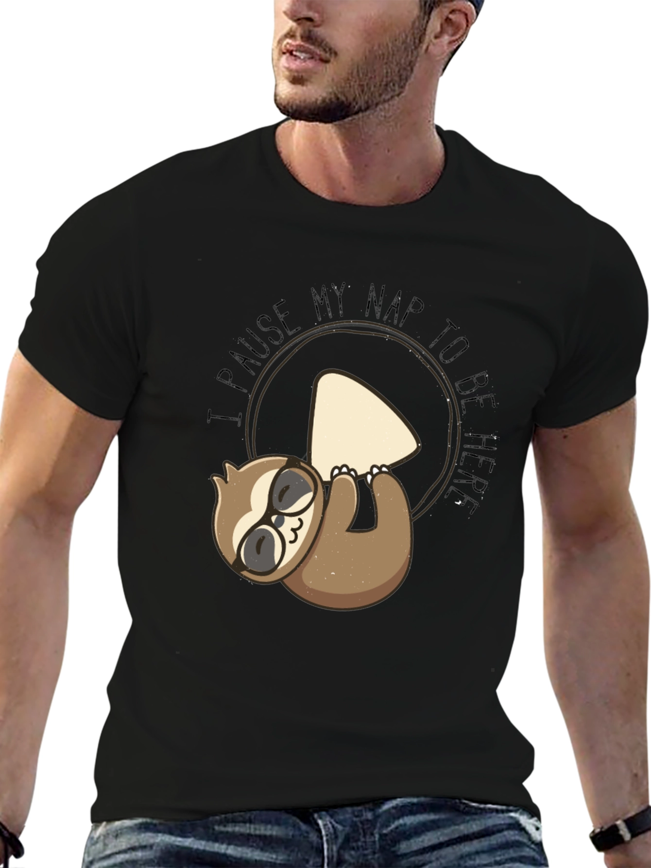 Funny Sloth Nap T-Shirt - Pause My Nap - 6