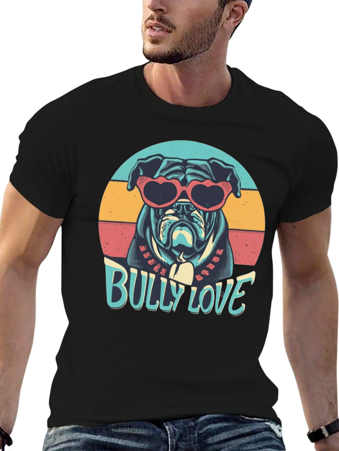 Black Bully Love Graphic Tee view 6