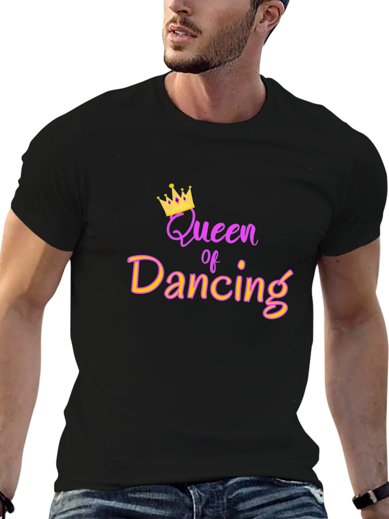 Black Queen of Dancing Black T-Shirt view 6