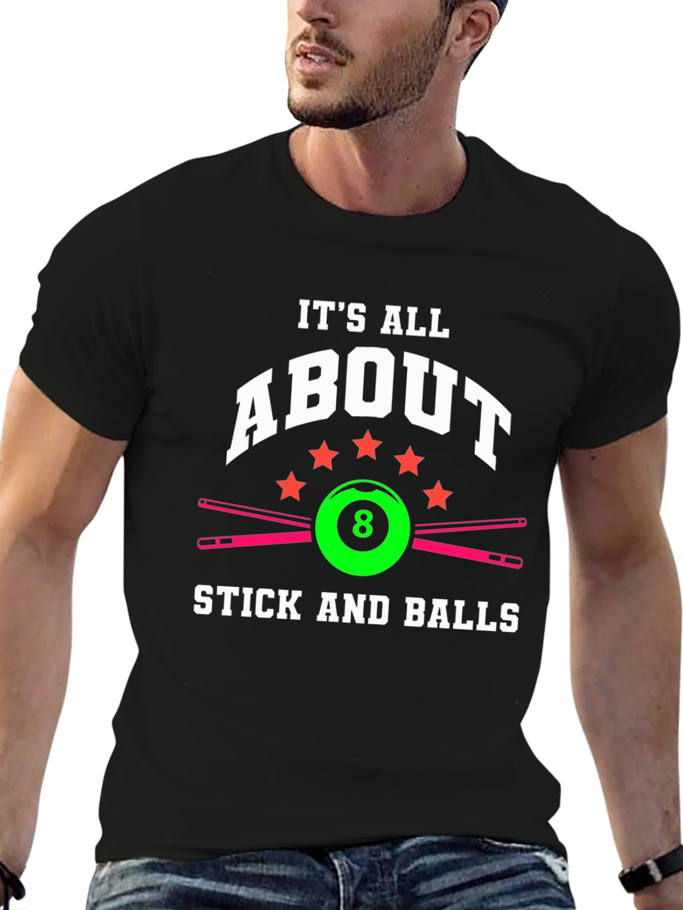 It's All About Stick and Balls T-Shirt - 6
