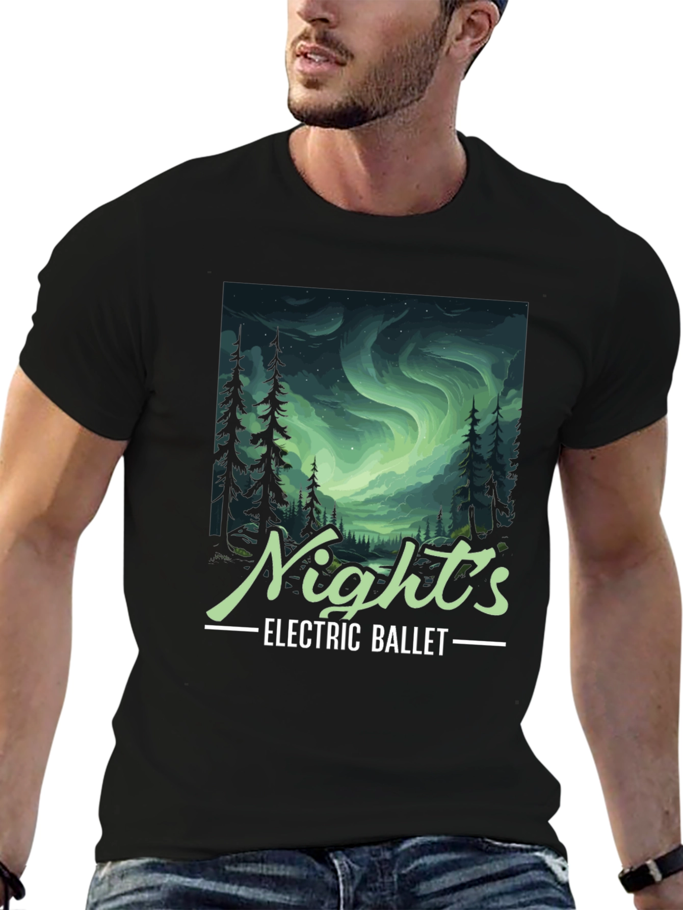 Black Night's Electric Ballet Graphic Tee view 6