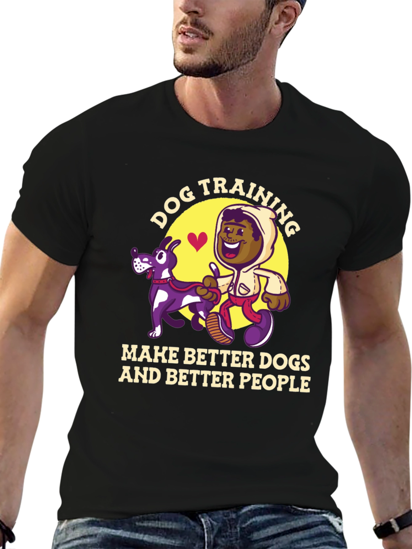 Dog Training Graphic T-Shirt - 6