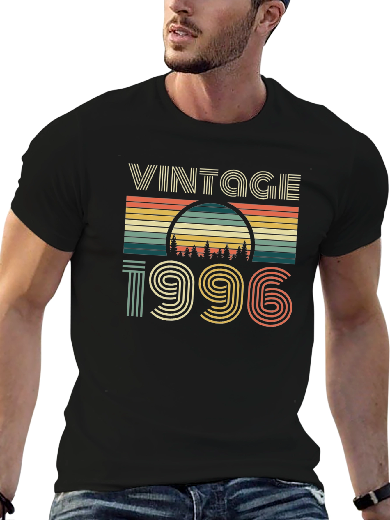 Black Vintage 1996 Graphic Tee view 6