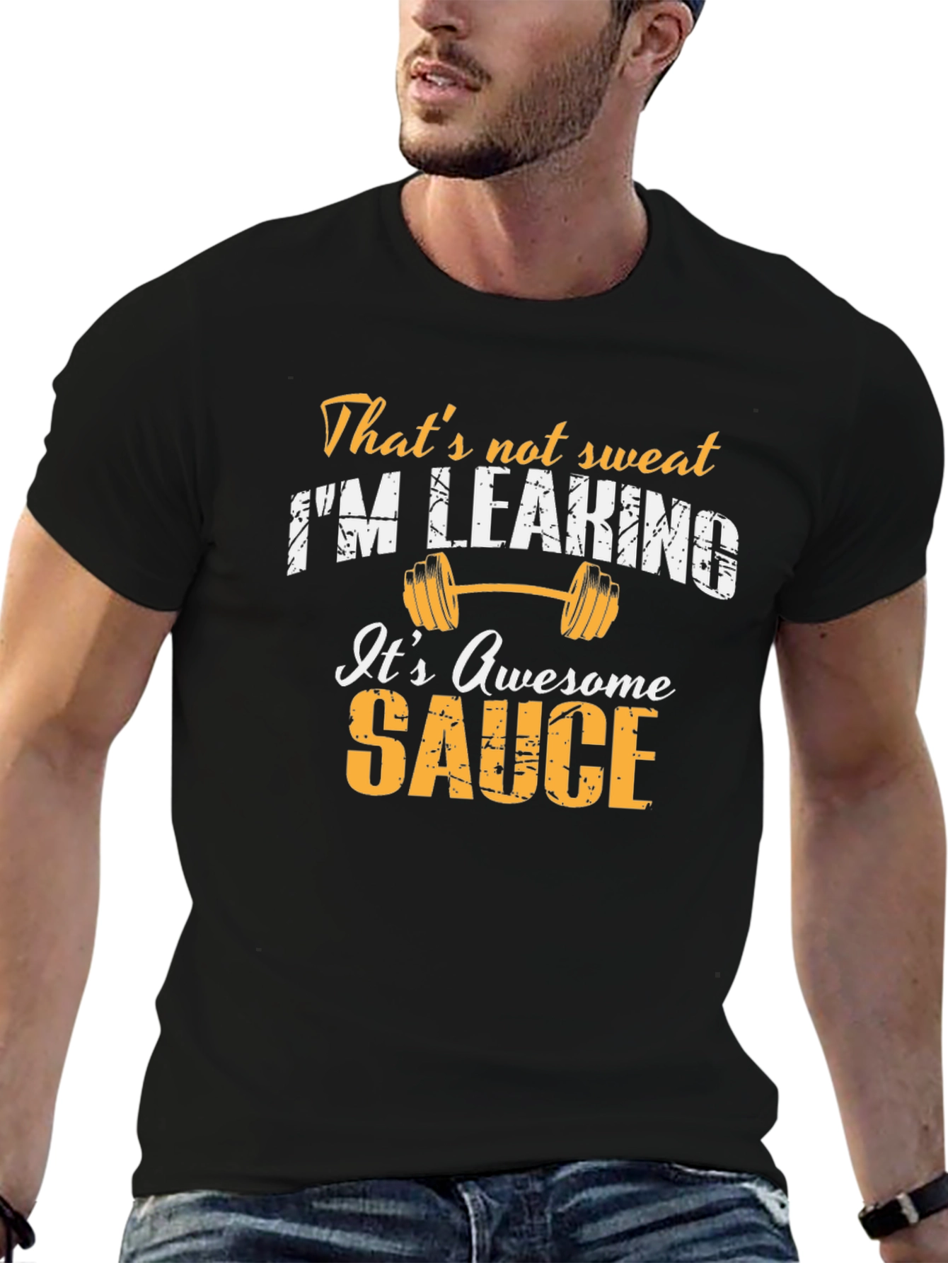 Black Awesome Sauce Graphic Tee view 6