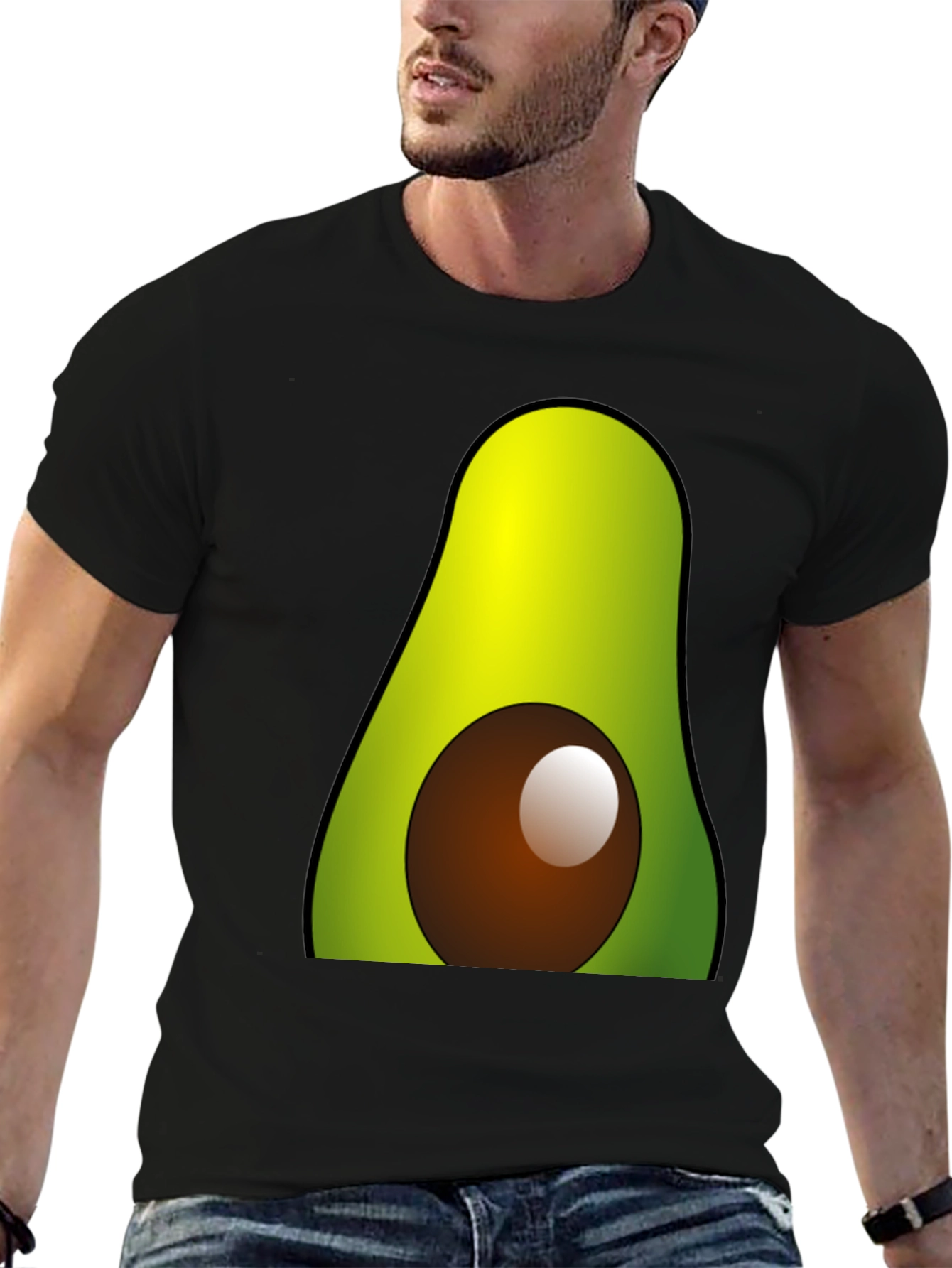 Black Avocado Graphic Tee - Cool & Casual view 6