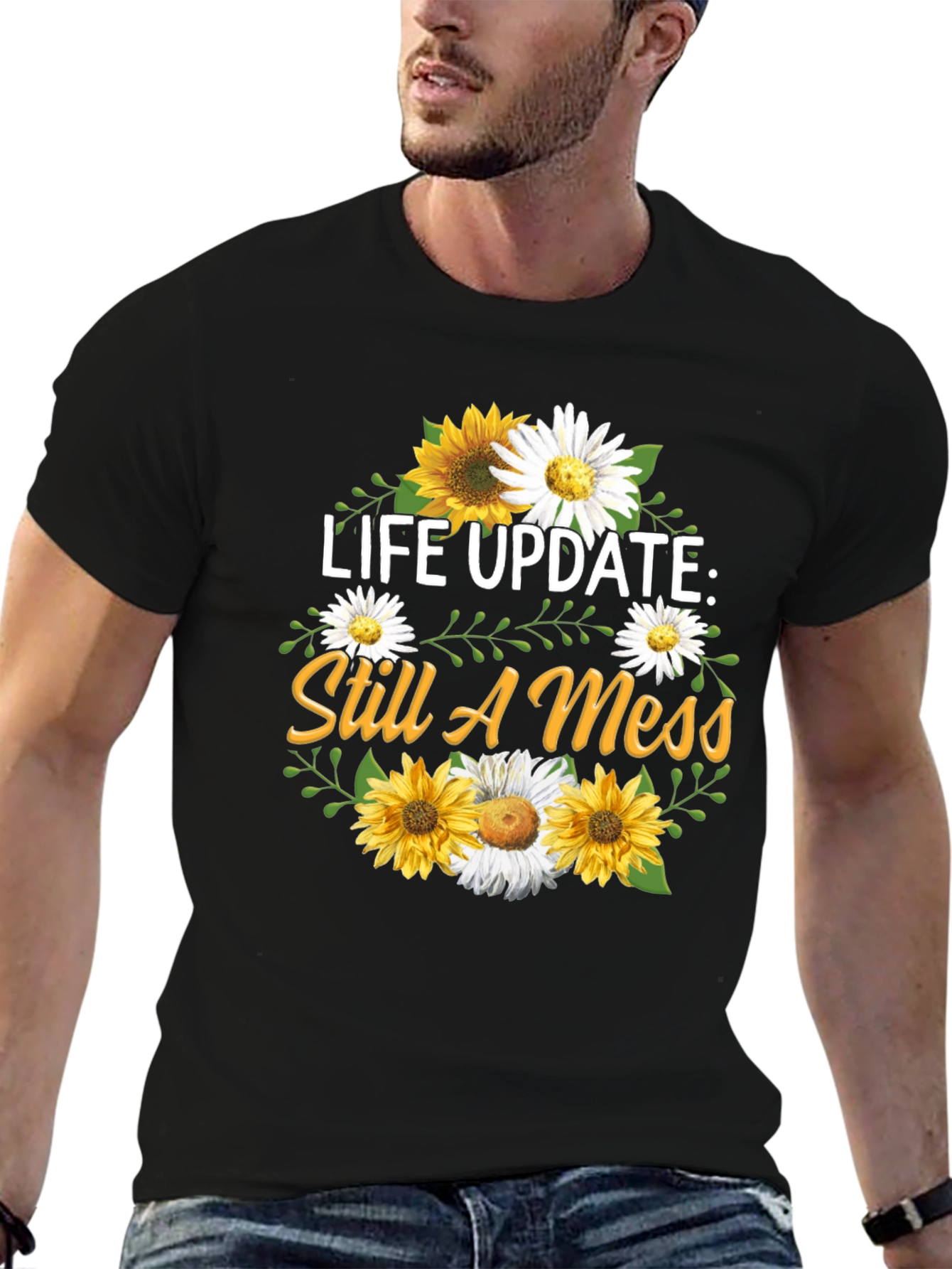 Black Life Update Still A Mess T-Shirt view 6