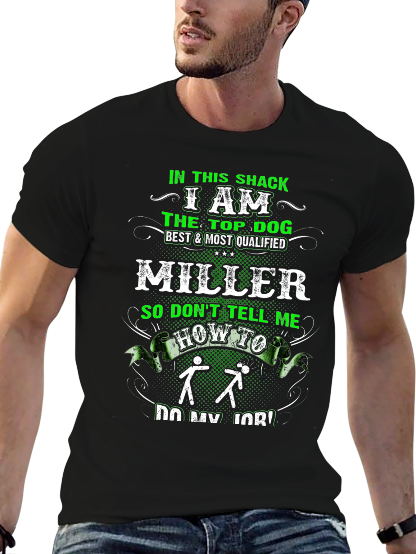 Black Top Dog Miller T-Shirt view 6