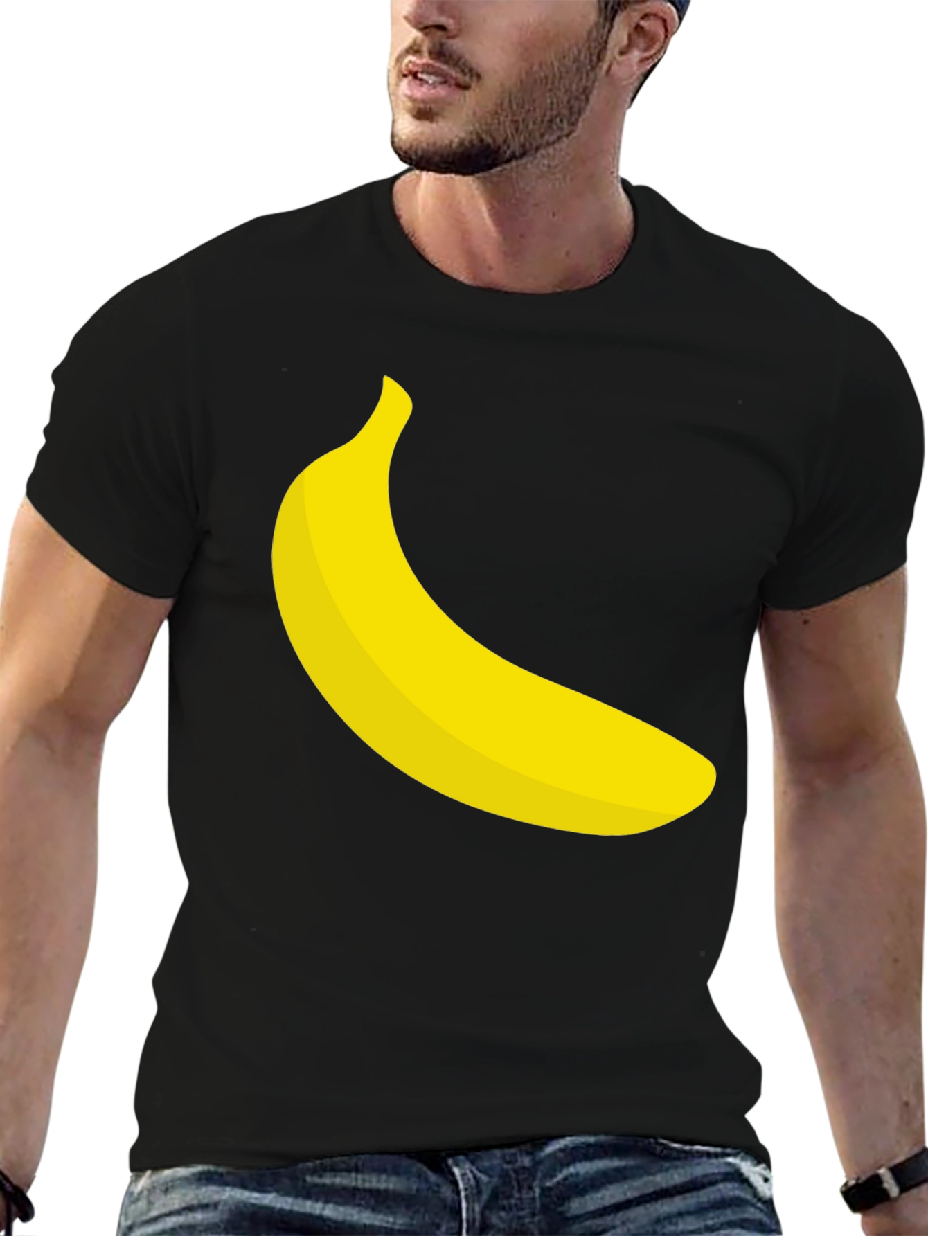 Black Banana Graphic Black T-Shirt - Fun & Quirky view 6