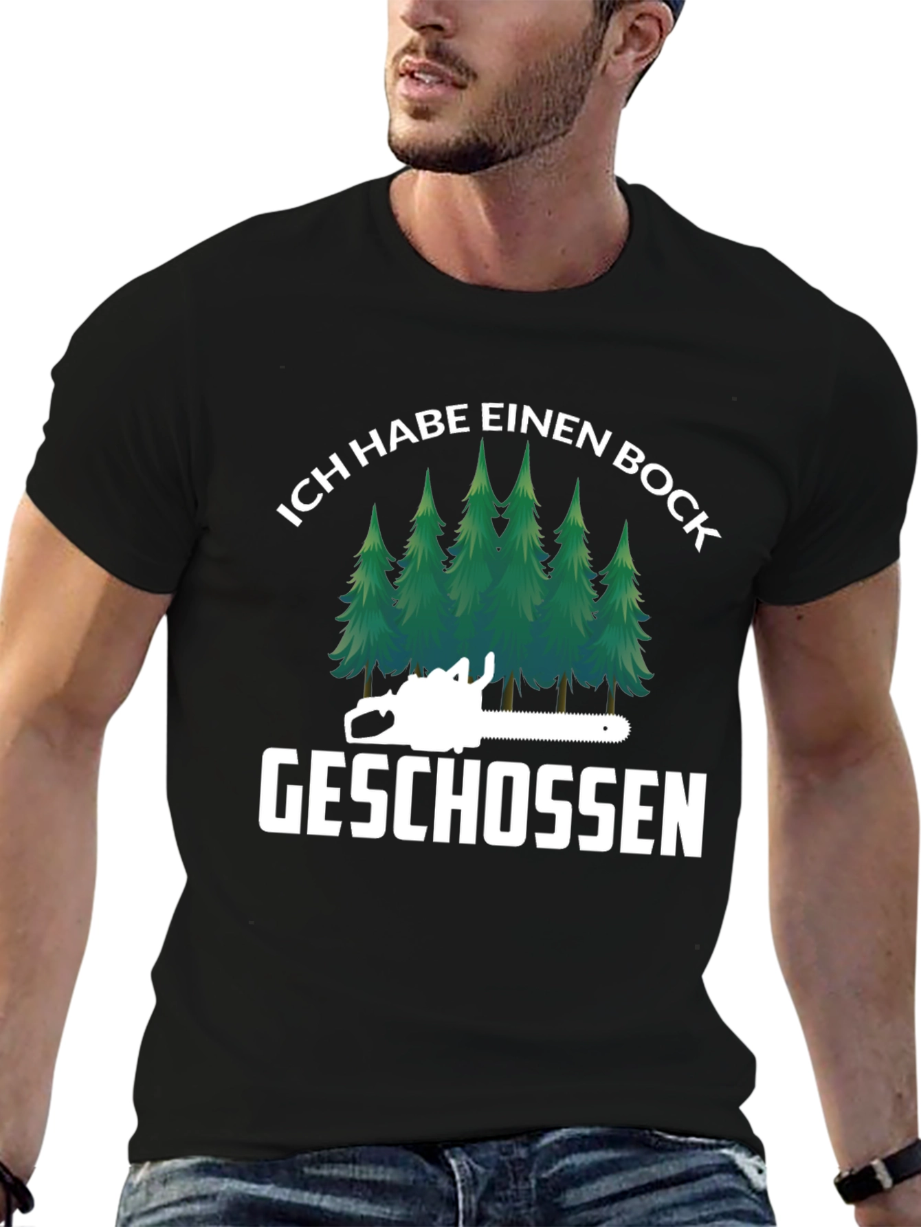 Ich Habe Einen Bock Geschossen T-Shirt - 6