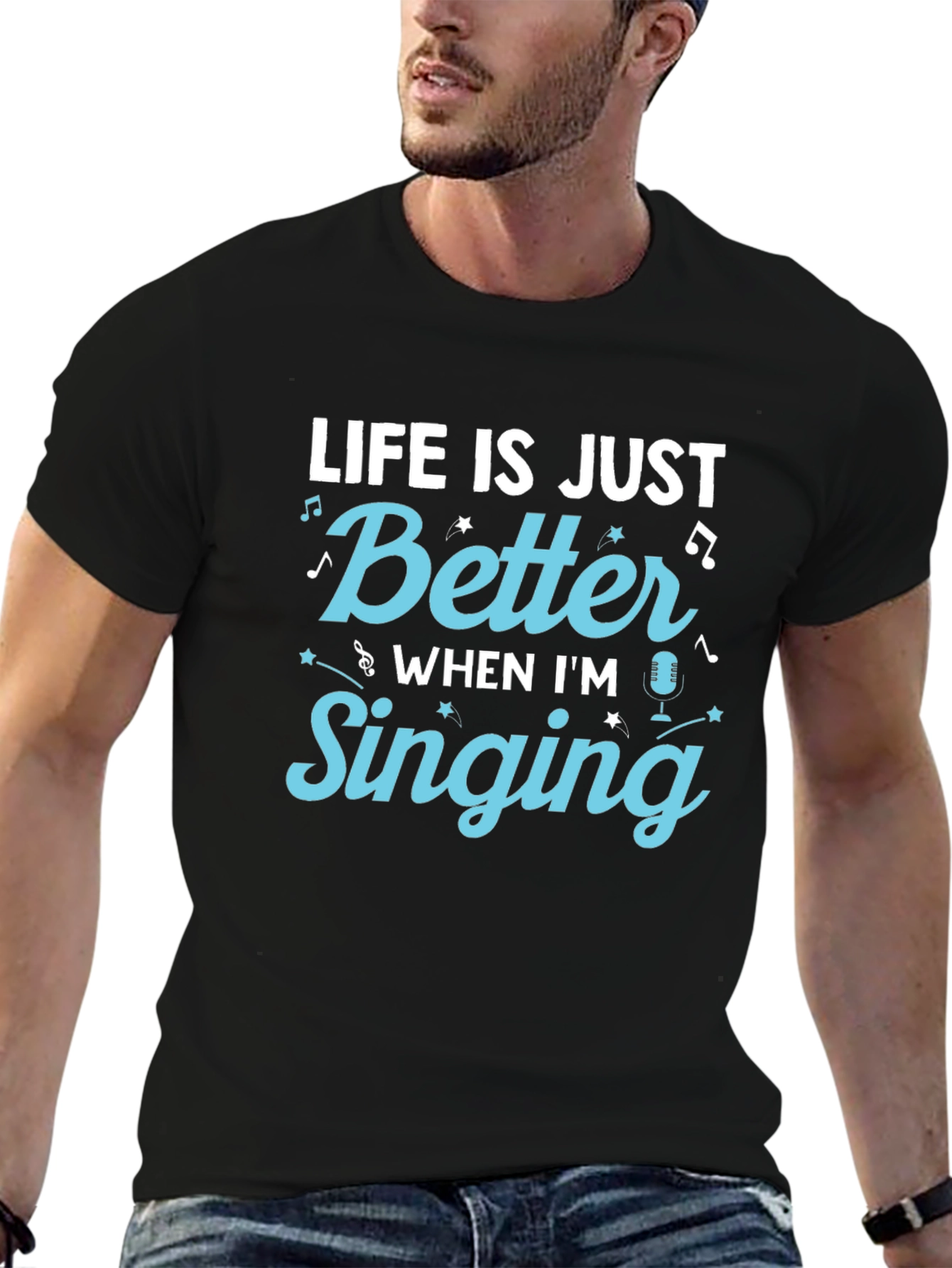 Black Life is Just Better When I'm Singing T-Shirt view 6