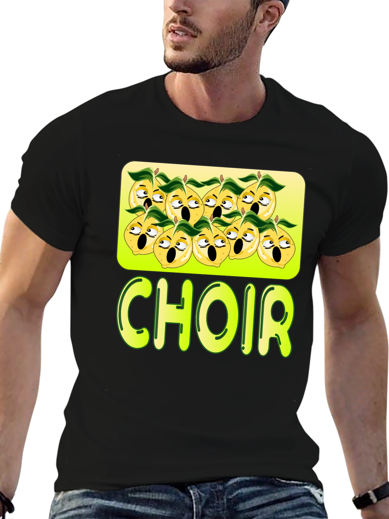 Black Lemon Choir Graphic Black T-Shirt  view 6