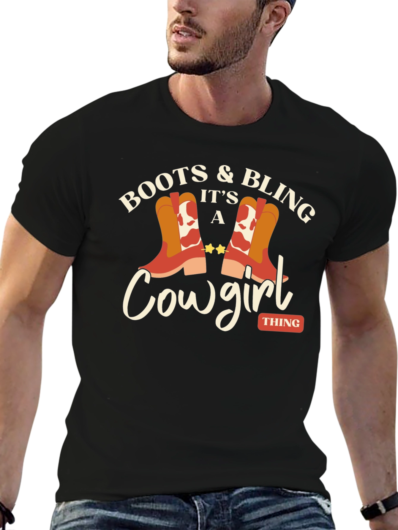Boots & Bling Cowgirl T-Shirt - 6