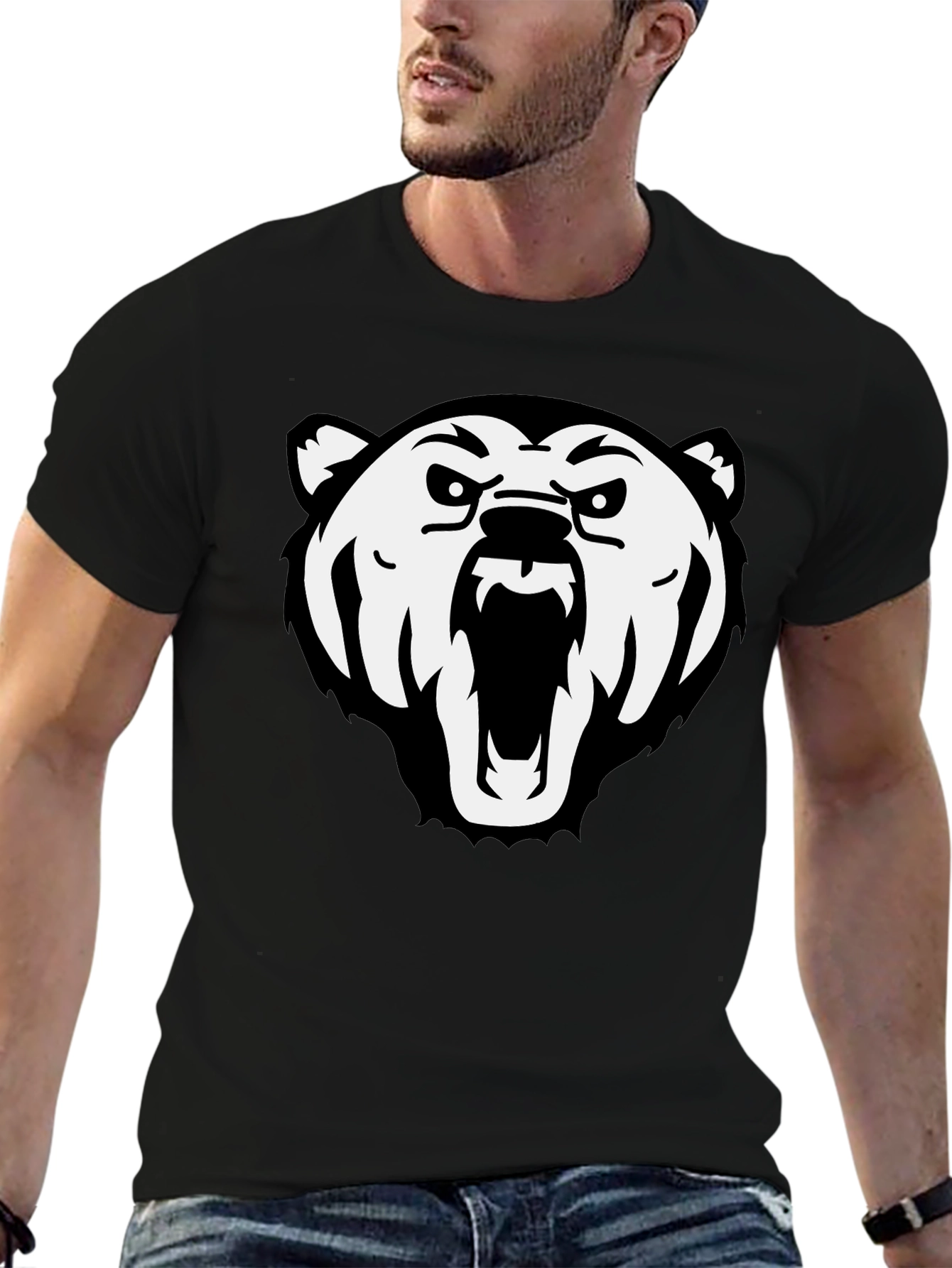 Black Black Bear Graphic Tee - Men's view 6