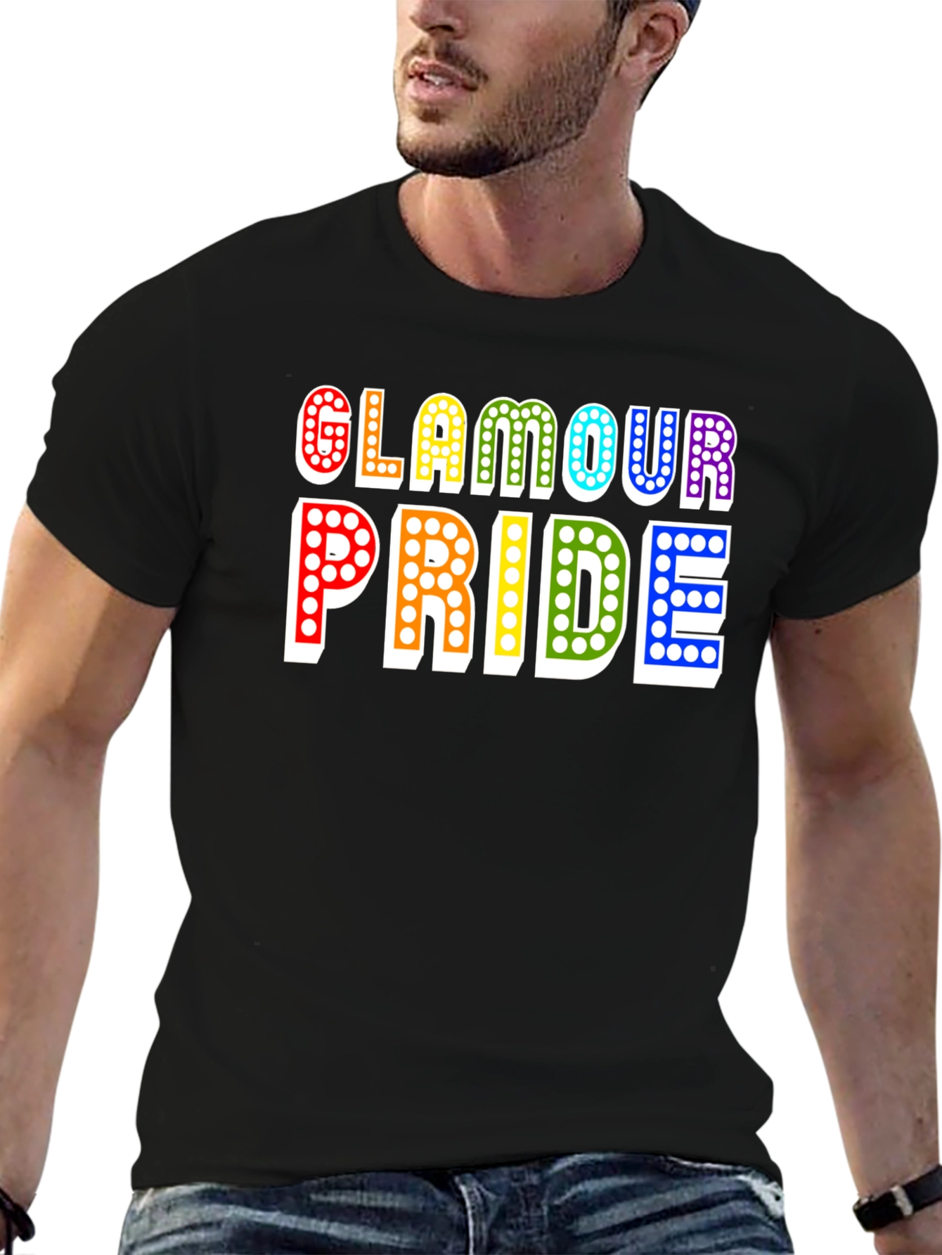 Black Glamour Pride T-Shirt view 6