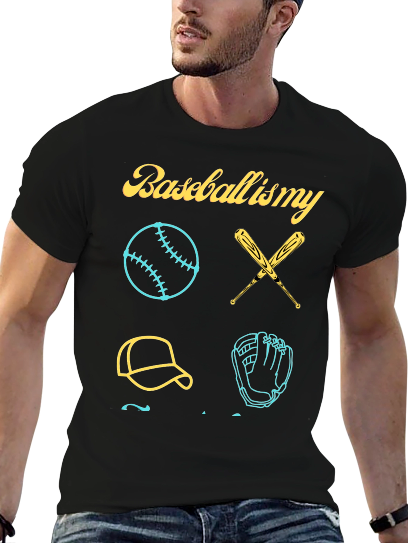 Black Baseball Is My T-Shirt view 6