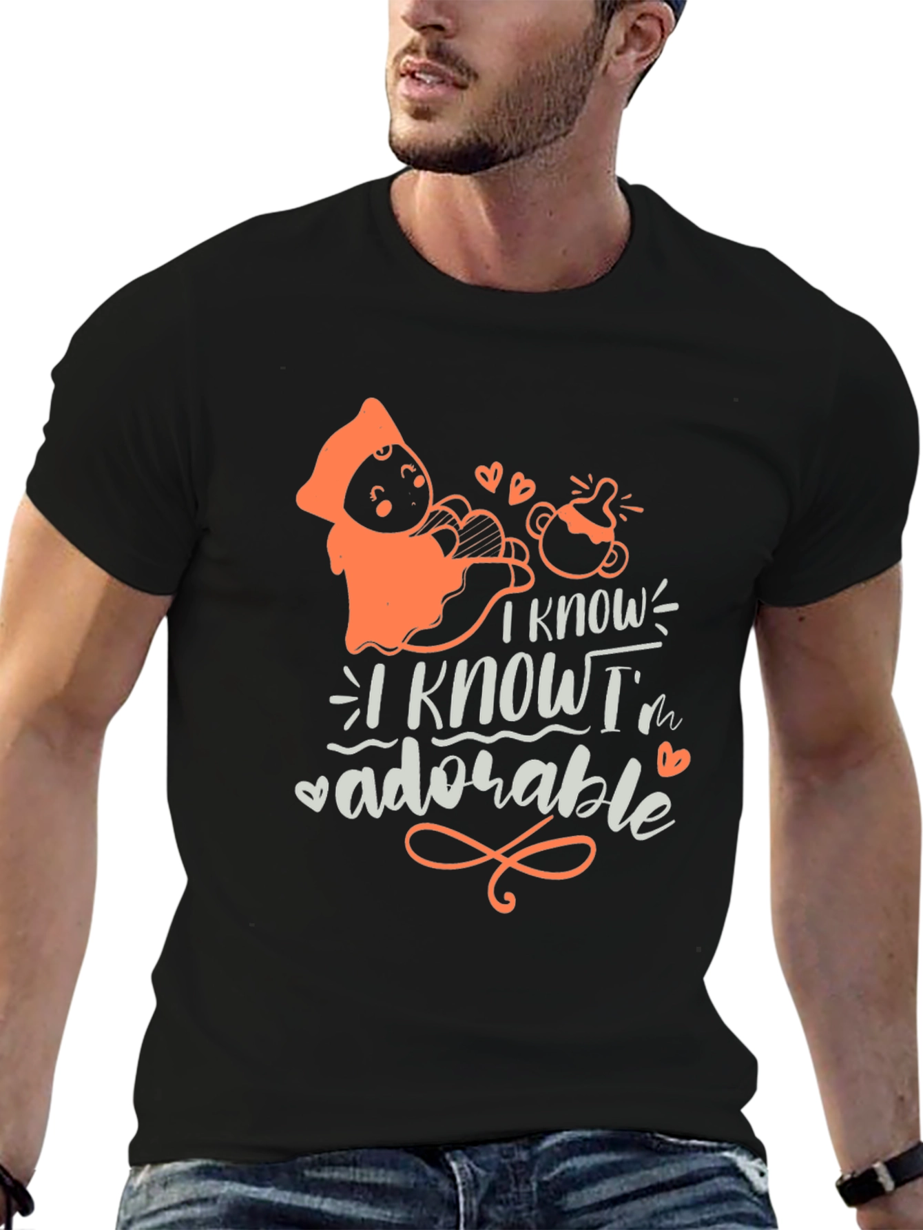 I Know I'm Adorable Baby T-Shirt - 6