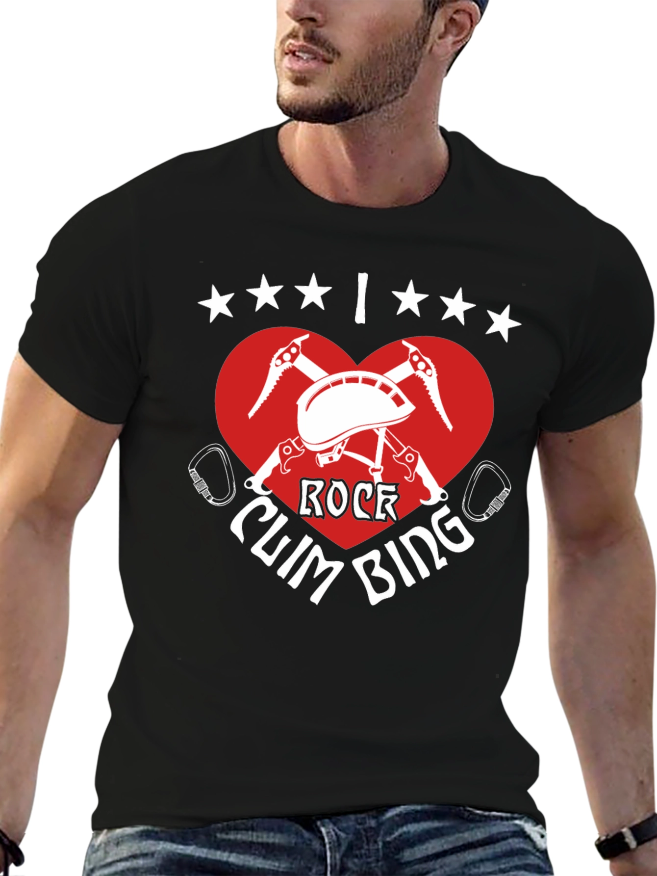 Black Rock Climbing T-Shirt - Adventure Apparel view 6
